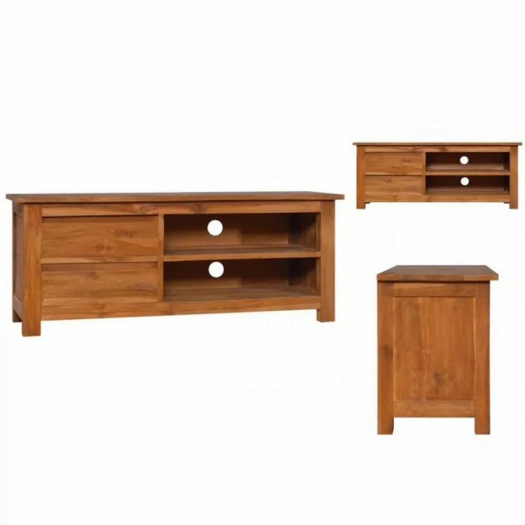 Tv-schrank 100x30x40 Cm Teak Massivholz günstig online kaufen