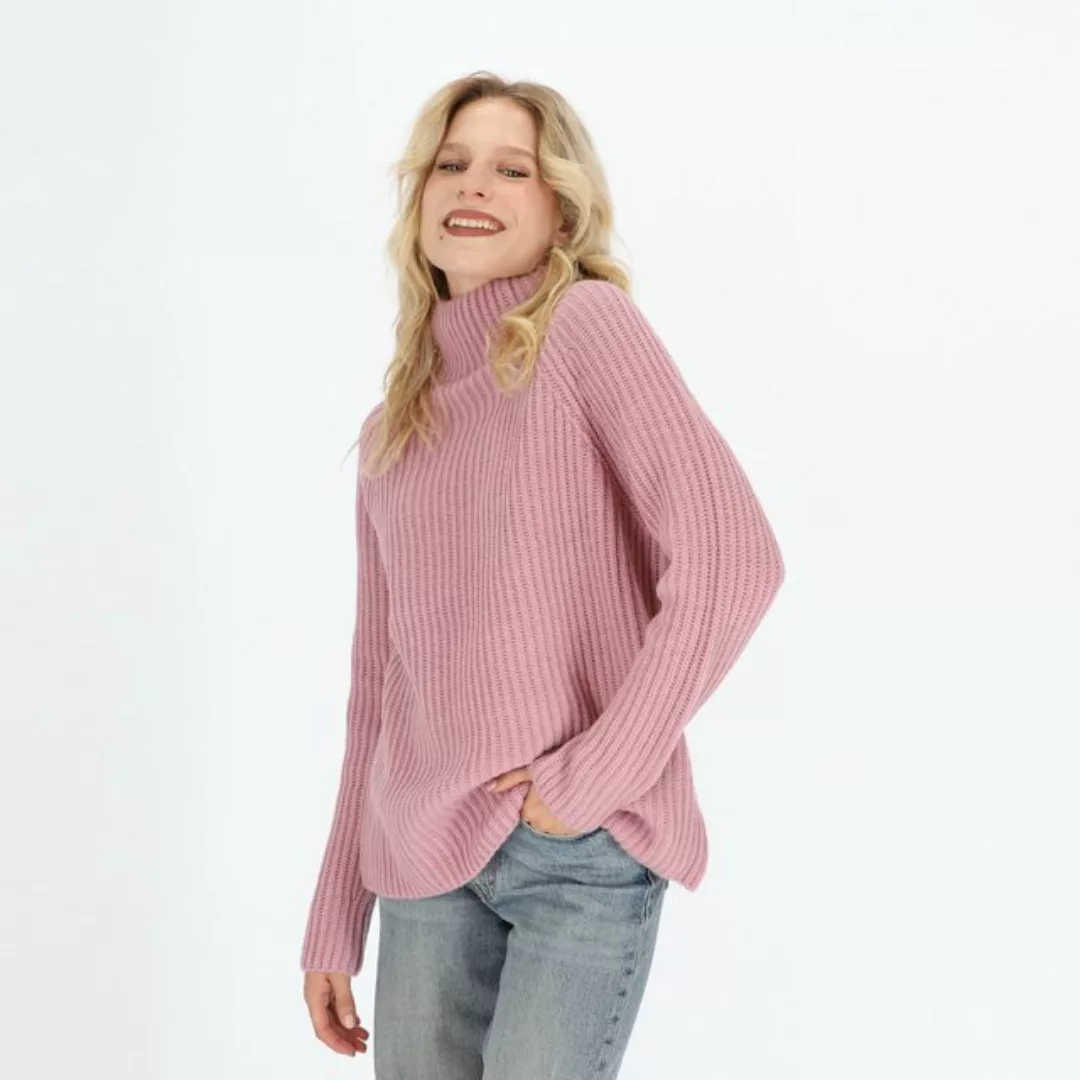 halsüberkopf Accessoires Strickpullover Stehkragen aus hochwertigem Wollmix günstig online kaufen