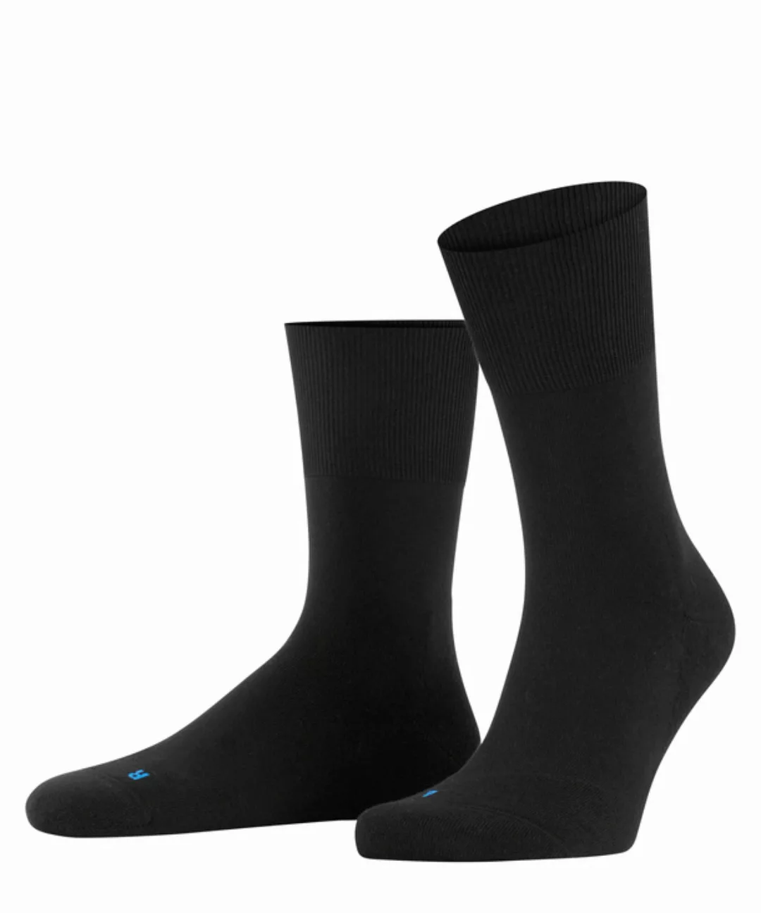 FALKE Run Socken, 51-52, Schwarz, Uni, Baumwolle, 16605-300007 günstig online kaufen