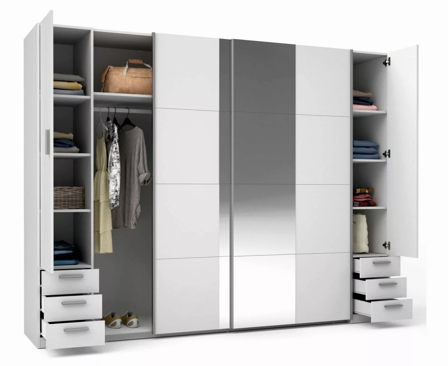 Lukas Möbel Schwebetürenschrank Kleiderschrank Store 270 günstig online kaufen