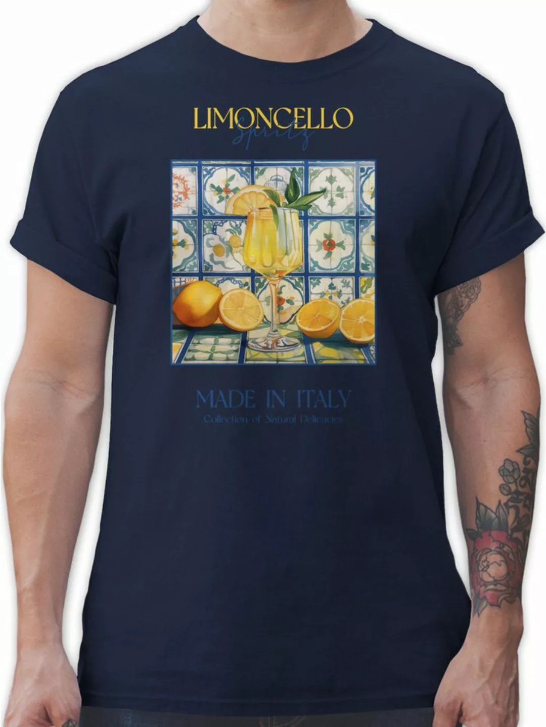 Shirtracer T-Shirt Limoncello Spritz, Italien-Fans, Zitronenlikör, Italieni günstig online kaufen