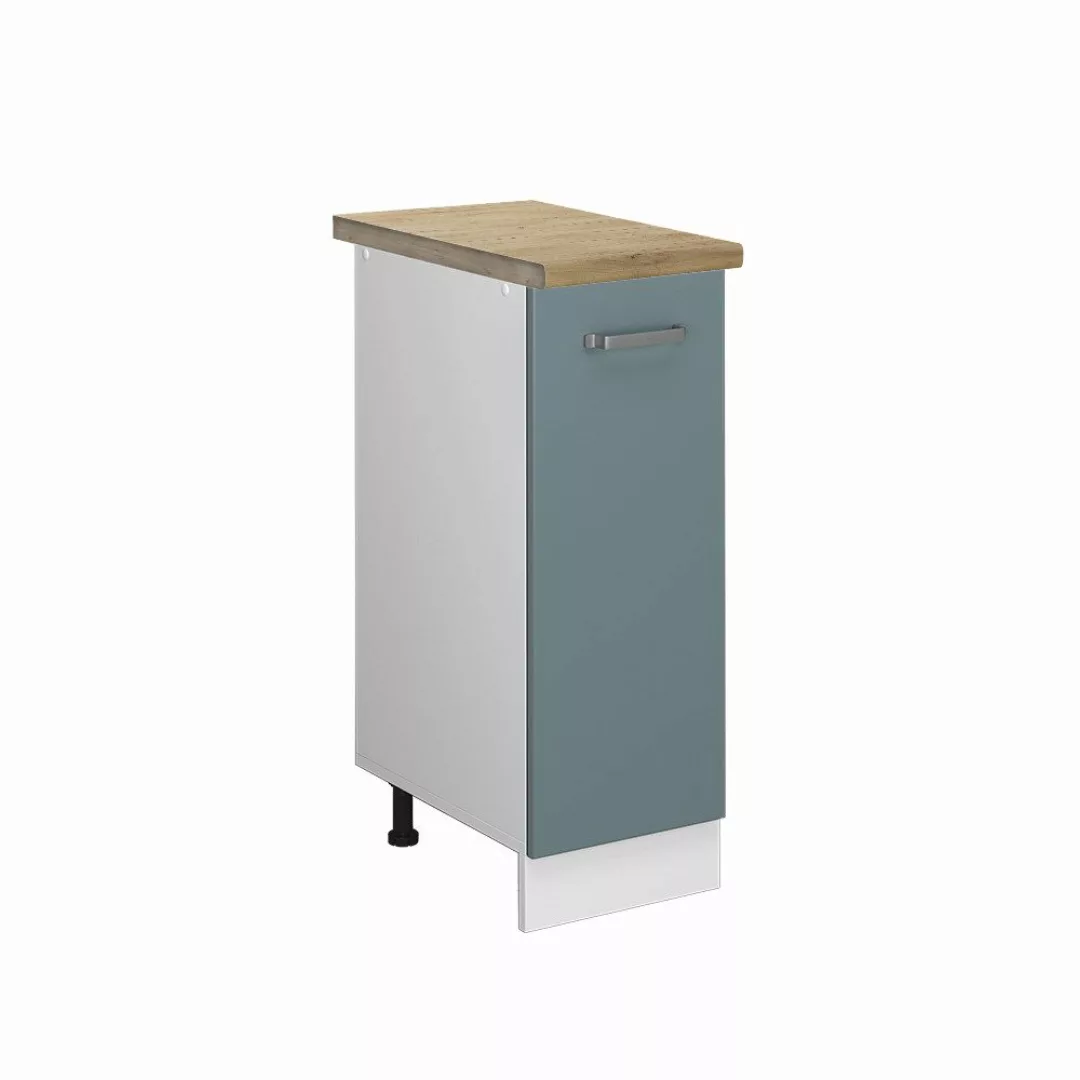 Vicco Apothekerschrank R-Line, Blau-Grau/Weiß, 30 cm, günstig online kaufen