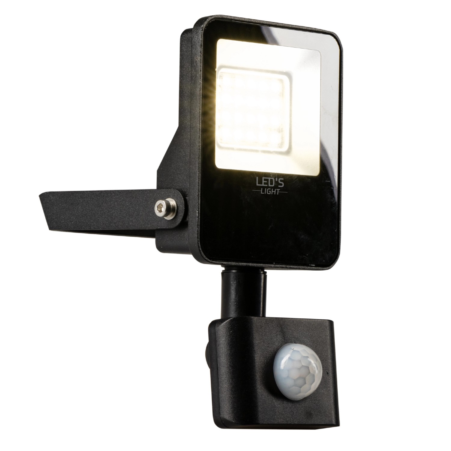 LED's Work Strahler mit Sensor 10 W 1.200 lm 4.000 K IP54 Schwarz günstig online kaufen