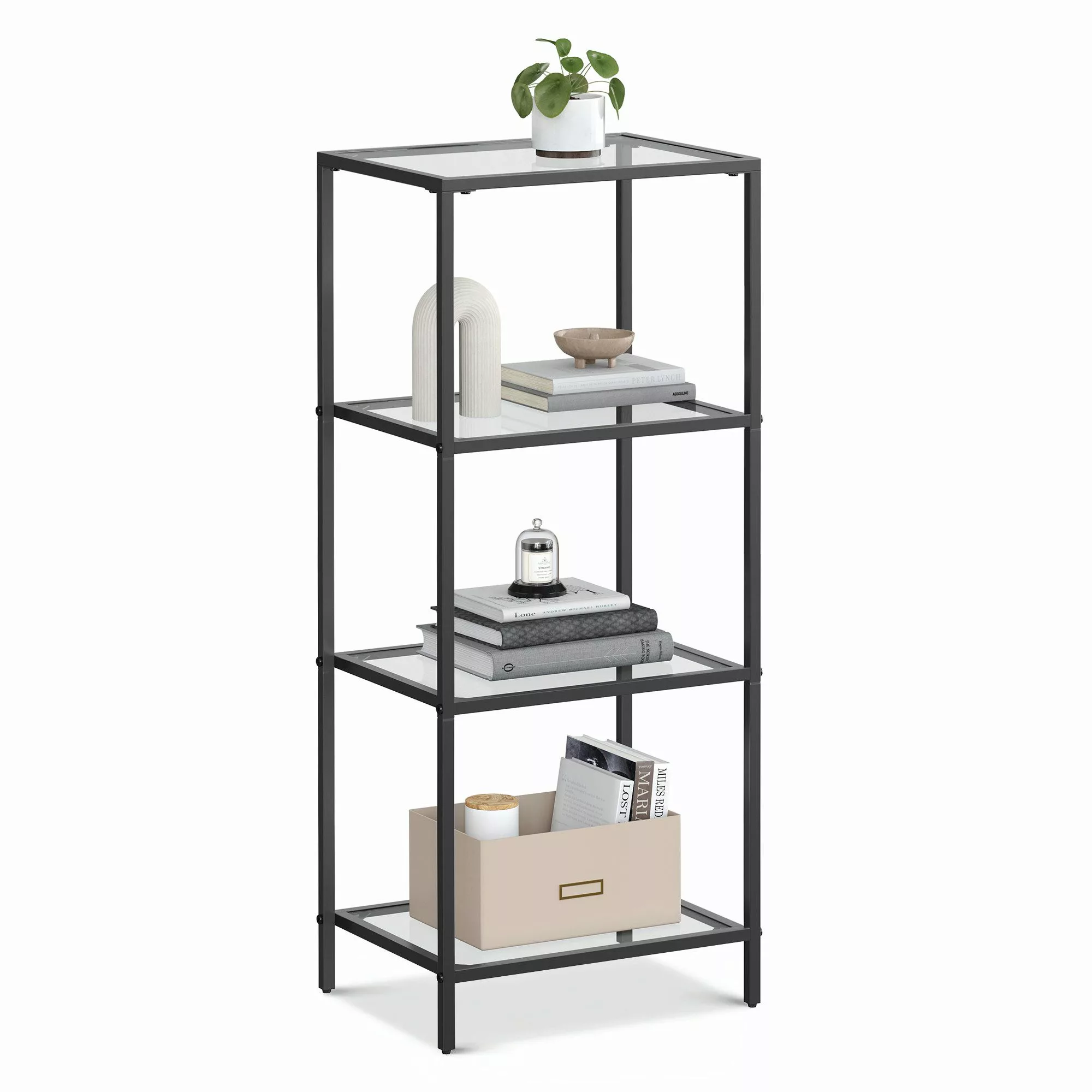 VASAGLE Bücherregal, 1-tlg., Standregal, Küchenregal, stabil, günstig online kaufen