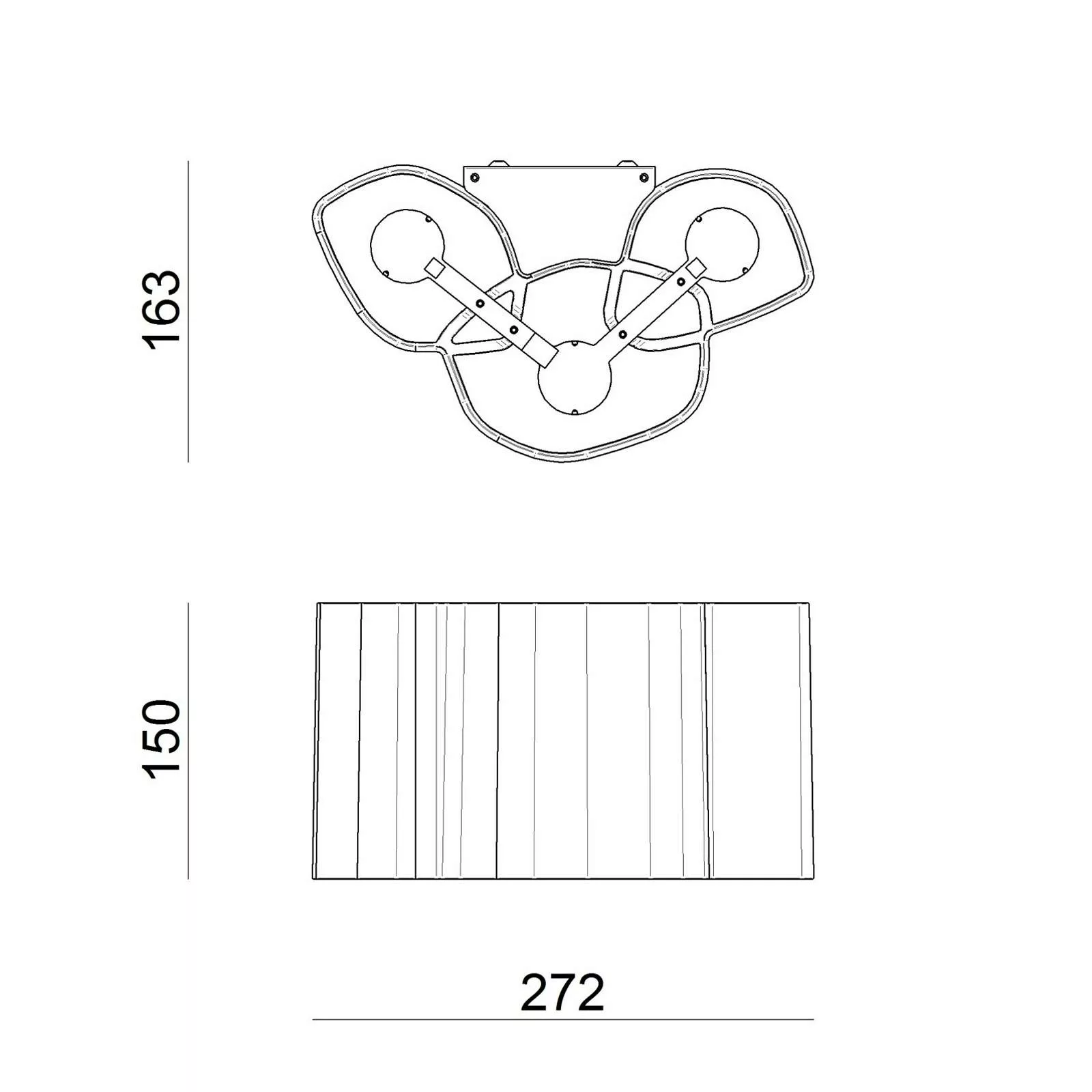 LED-Wandleuchte Honey 27,2 cm günstig online kaufen