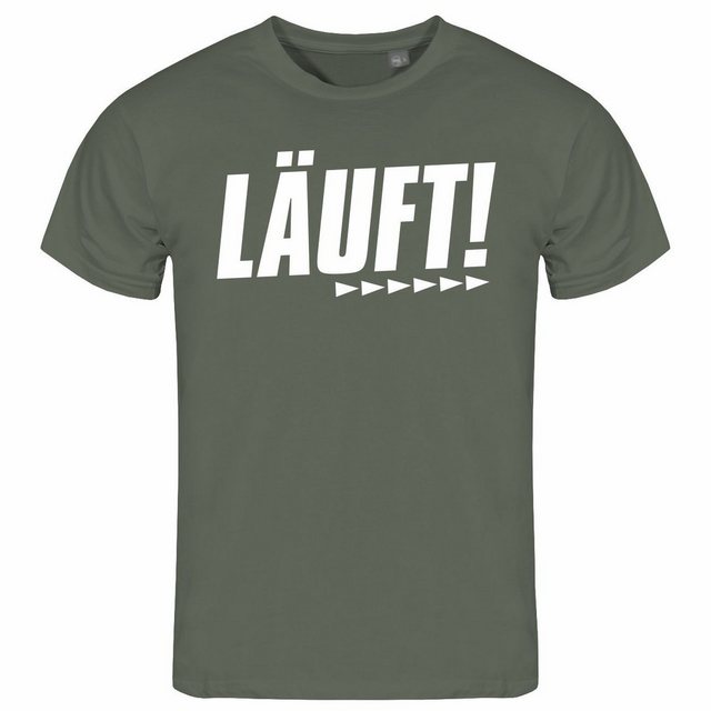 deinshirt Print-Shirt Herren T-Shirt Läuft Funshirt mit Motiv günstig online kaufen