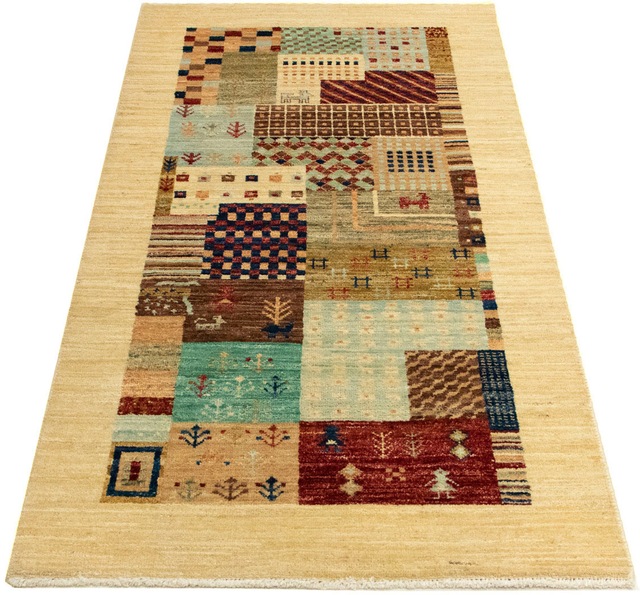 morgenland Designteppich »Designer - 137 x 70 cm - beige«, rechteckig, 8 mm günstig online kaufen