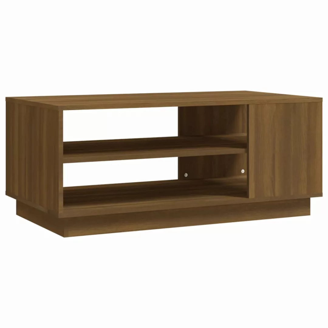 Couchtisch Braun Eichen-optik 102x55x43 Cm Spanplatte günstig online kaufen