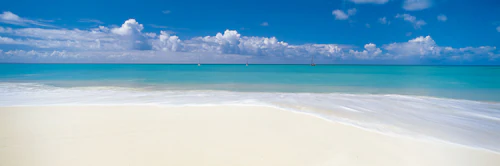 Komar Fototapete »Fototapete - Deserted Beach - Größe 368 x 127 cm«, bedruc günstig online kaufen