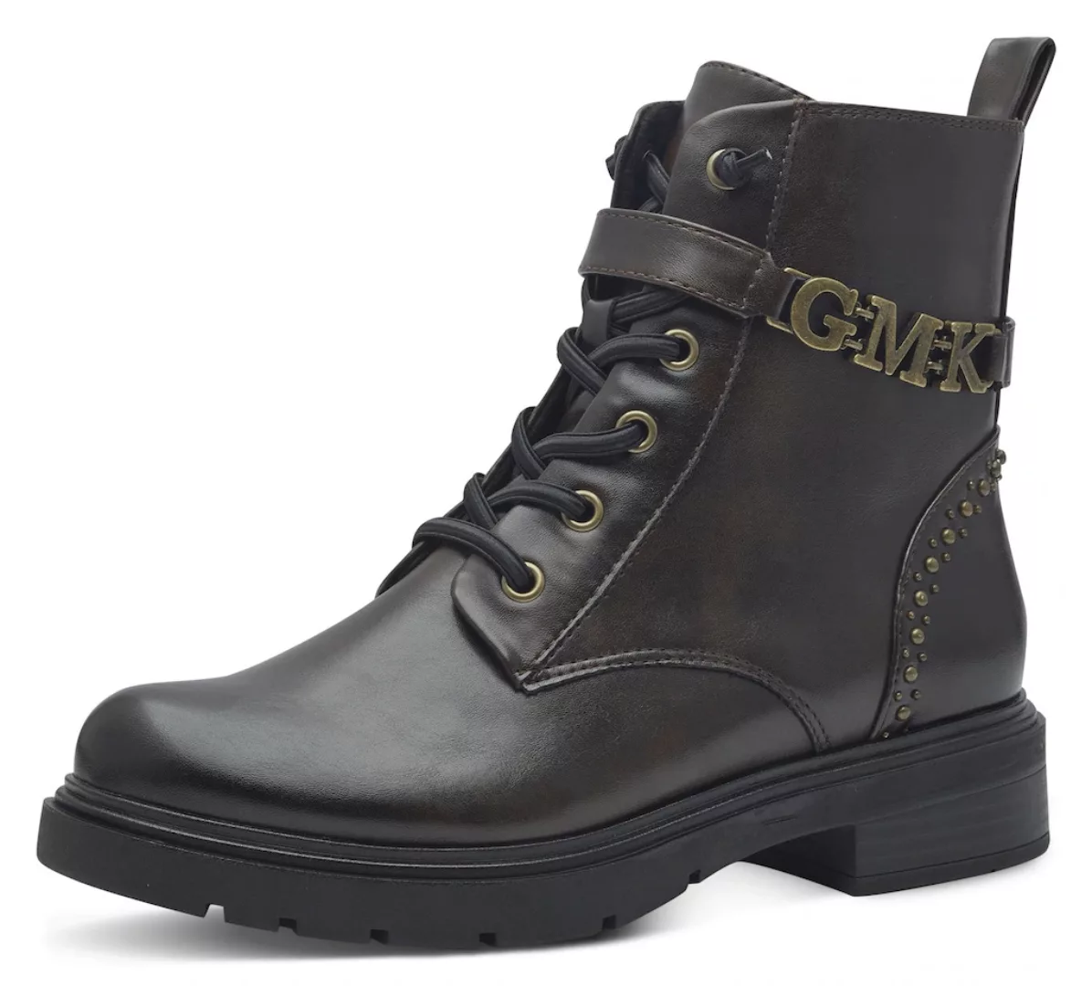 MARCO TOZZI by GMK Schnürboots "VERICO", Blockabsatz, Schnürstiefelette, Ch günstig online kaufen