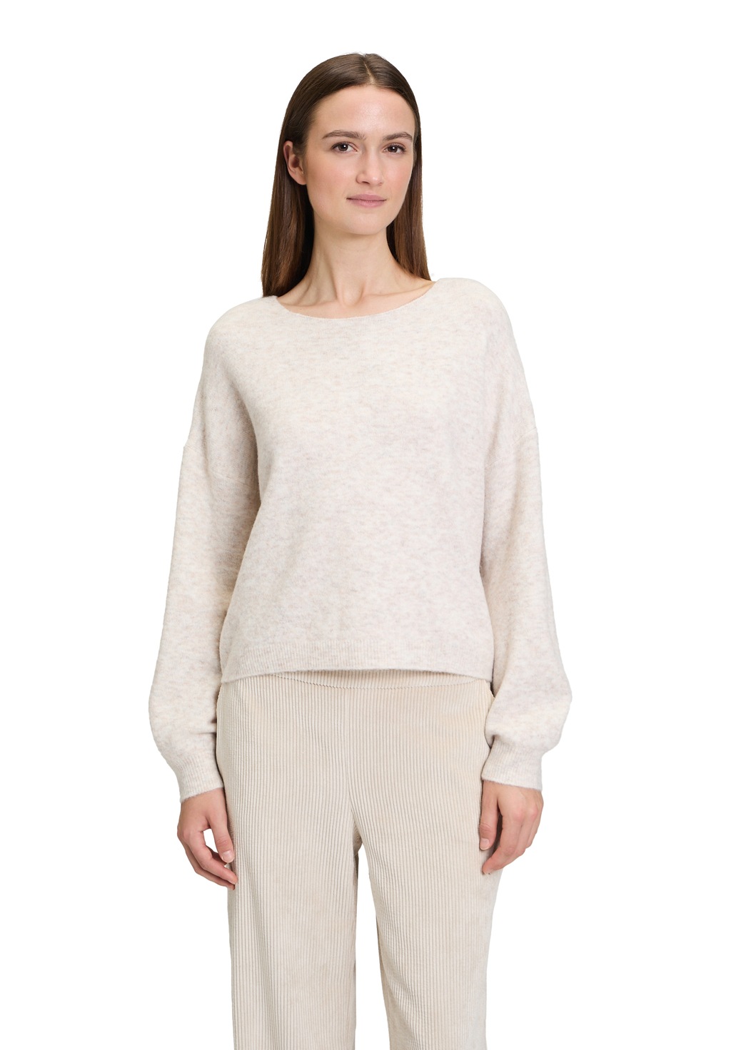Cartoon Strickpullover "Cartoon Damen Basic-Pullover mit Rundhalsausschnitt günstig online kaufen
