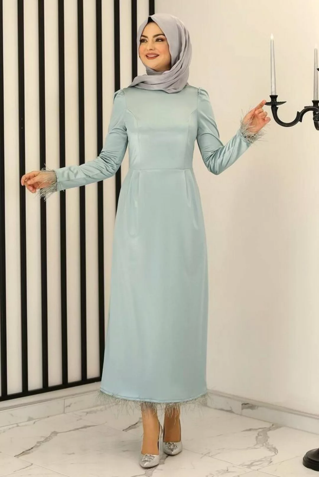 fashionshowcase Longtunika Langärmlige Damen Tunika Modest Fashion, Hijab g günstig online kaufen