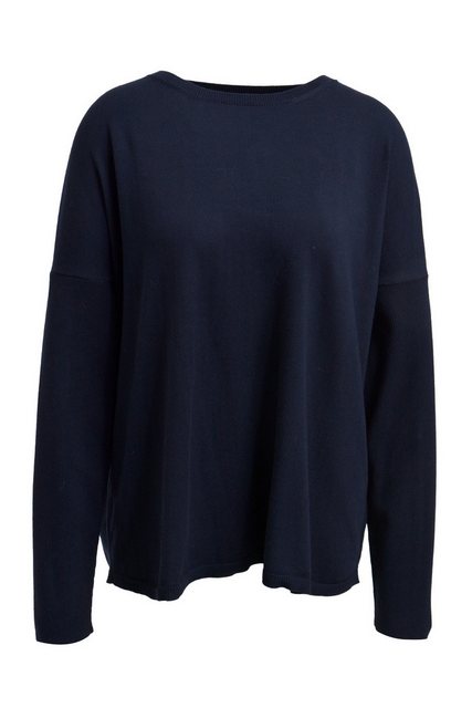 MILANO ZONE Strickpullover pullover w roundneck, oversized body and 1/1 sle günstig online kaufen