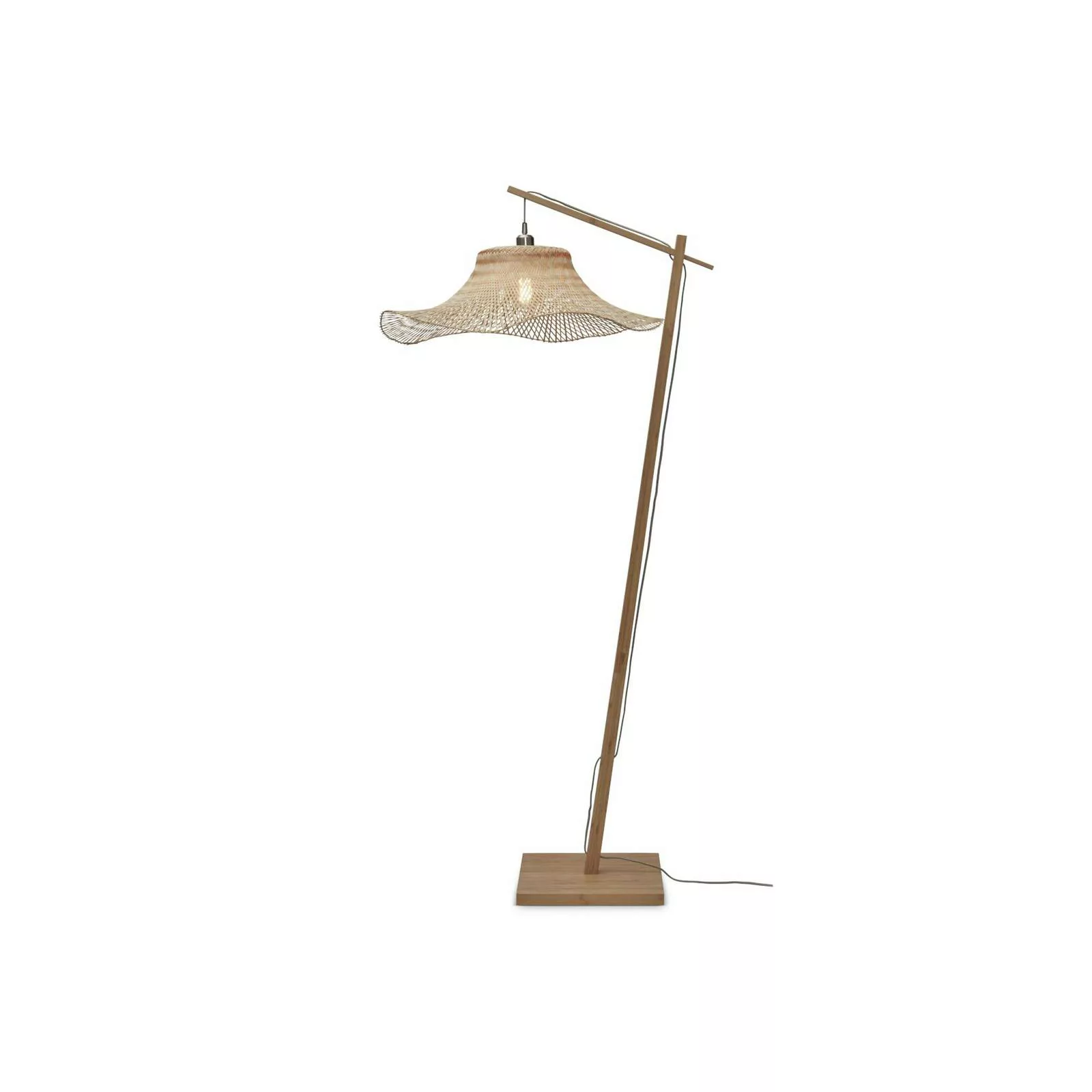 GOOD & MOJO Ibiza Stehlampe Ø 65cm natur/natur günstig online kaufen