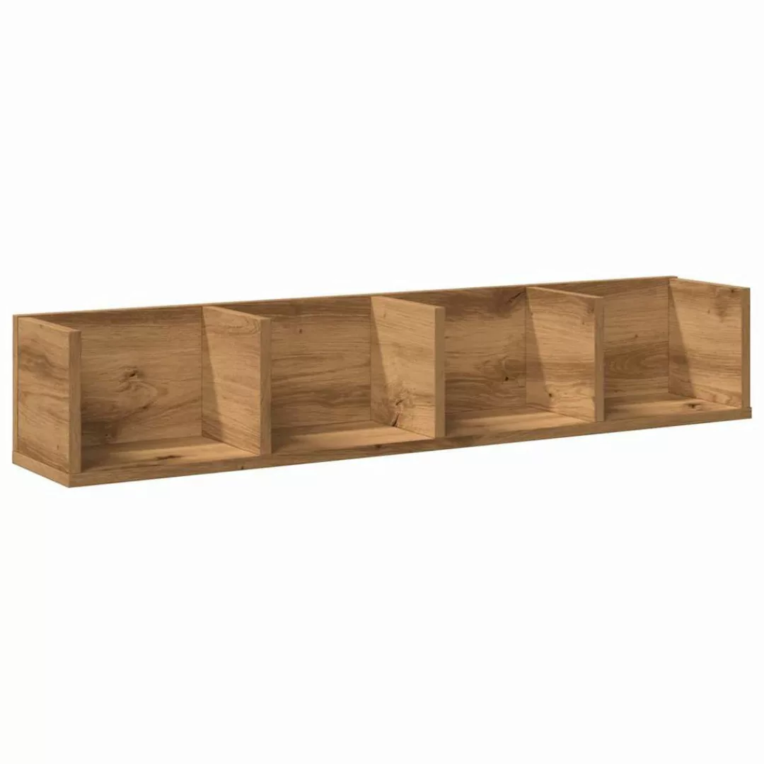 vidaXL Regal CD-Wandregal Artisan-Eiche 100x18x18 cm günstig online kaufen