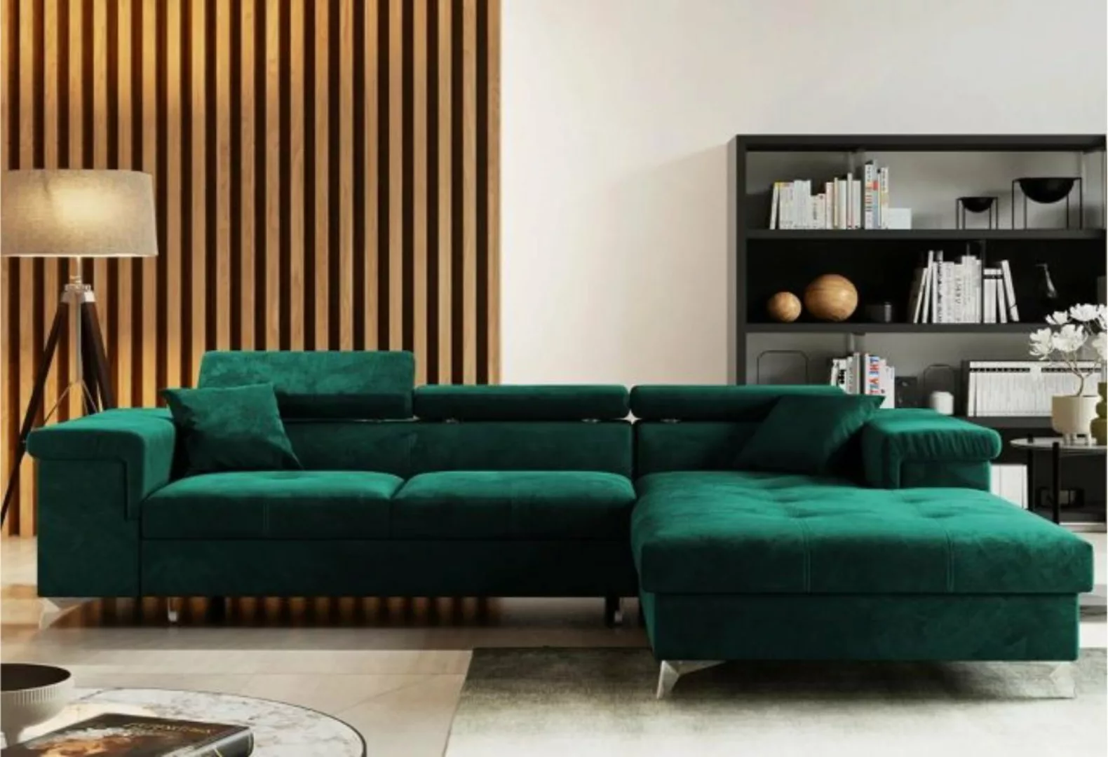 DB-Möbel Wohnlandschaft Wohnlandschaft Marokko Schlafcouch in L-Form 280 cm günstig online kaufen