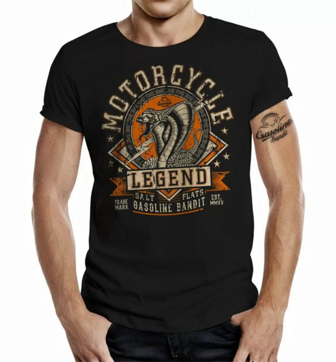 GASOLINE BANDIT® T-Shirt für Biker: Motorcycle Legend günstig online kaufen