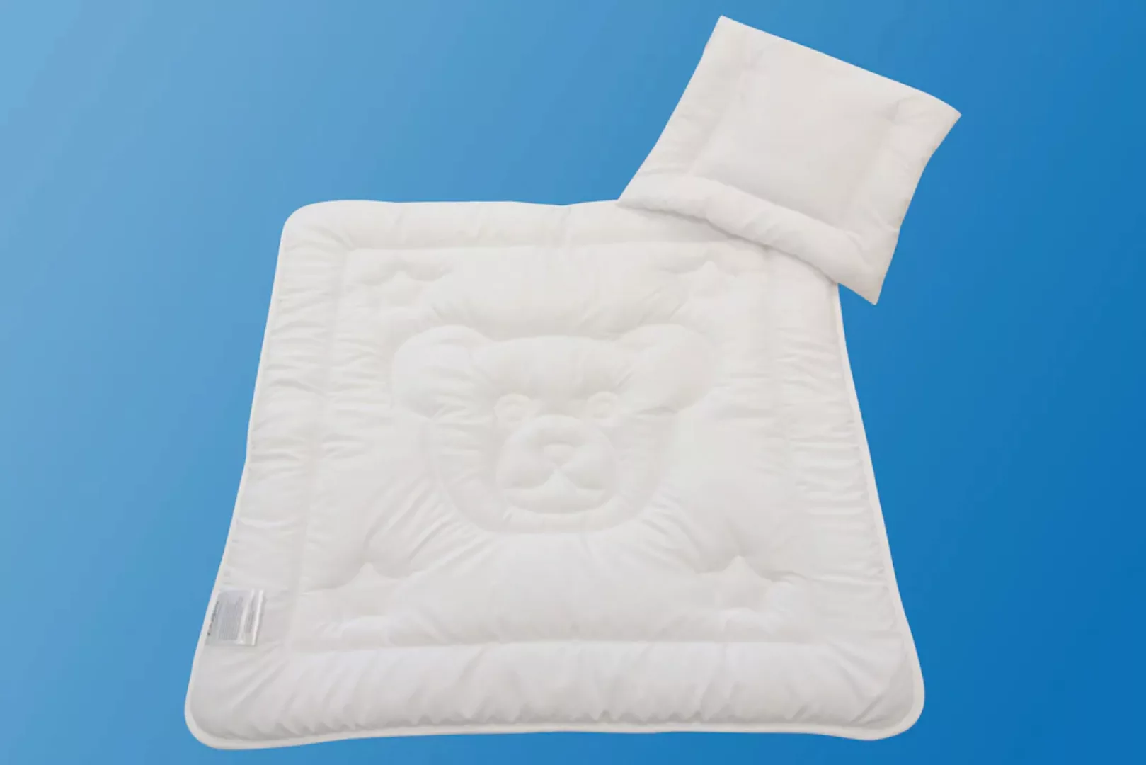 Dreams Steppbett + Kopfkissen »Teddybär«, (Spar-Set), Praktisches Set für B günstig online kaufen