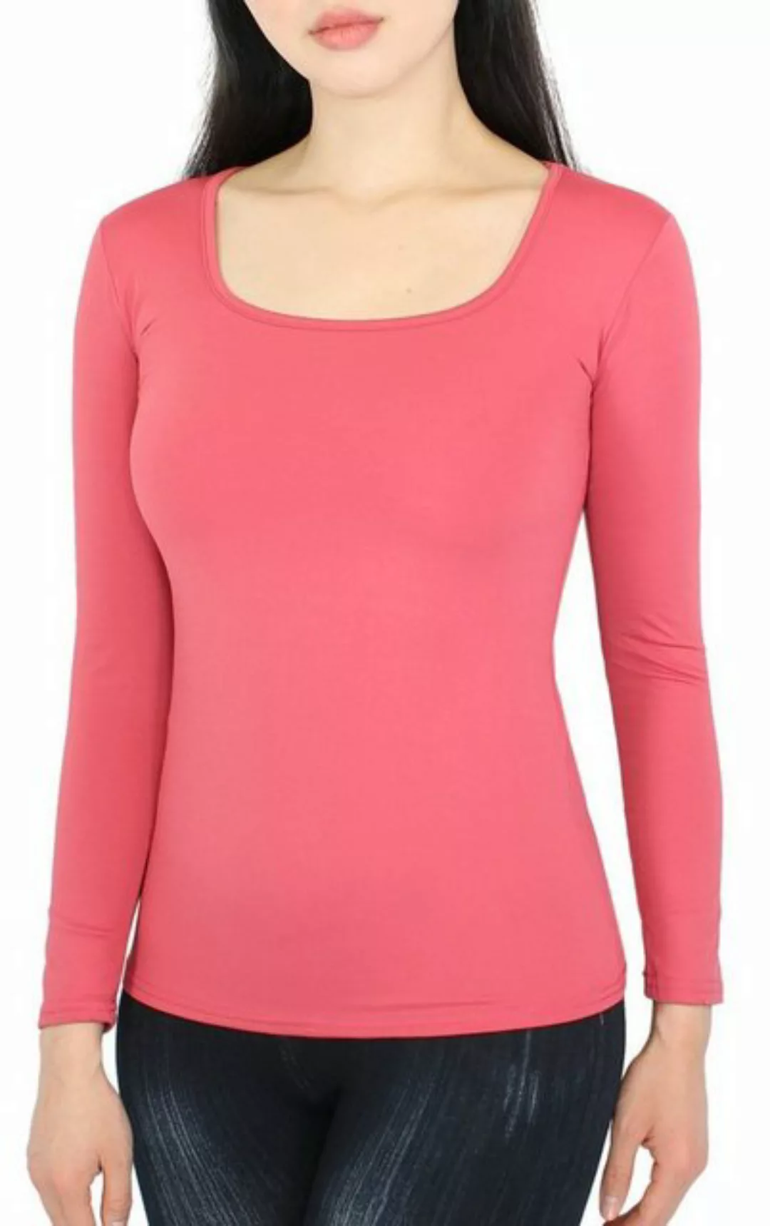 dy_mode Thermohemd Thermo Langarmshirt Damen Thermoshirt Innenfutter Thermo günstig online kaufen