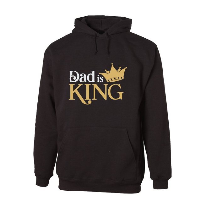 G-graphics Hoodie Dad is King mit trendigem Frontprint mit Spruch zum Vater günstig online kaufen