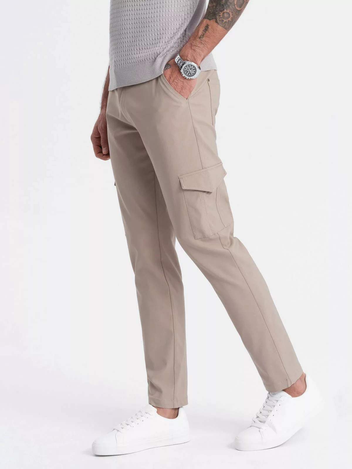 OMBRE Cargohose Herrenhose REGULAR aus Stoff günstig online kaufen