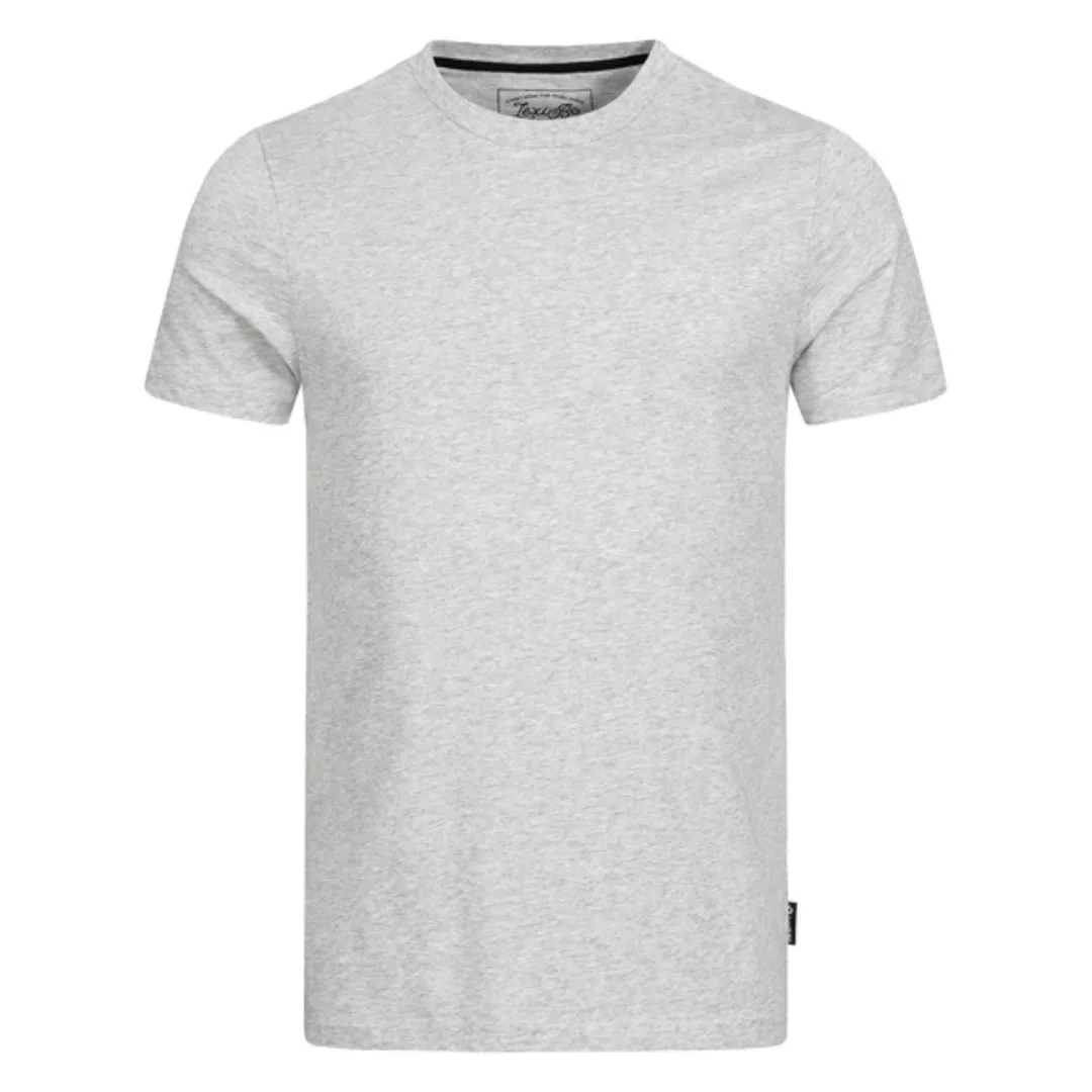 Herren Basic T-shirt Melange Aus 100 % Bio-baumwolle günstig online kaufen