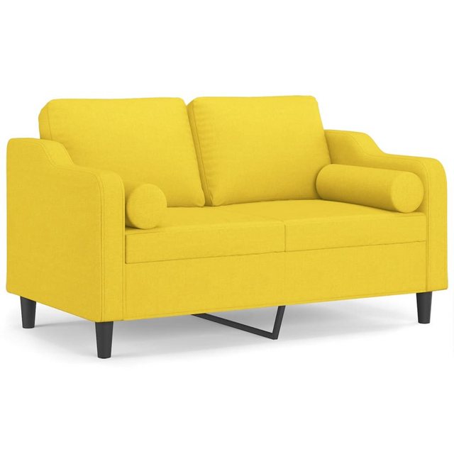 vidaXL Sofa Sofa mit Zierkissen Stoff, 120 cm, 2-Sitzer günstig online kaufen