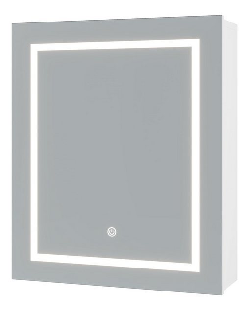 MSMASK Spiegelschrank Badspiegel mit LED Beleuchtung, dimmbar, Sensor, Weiß günstig online kaufen