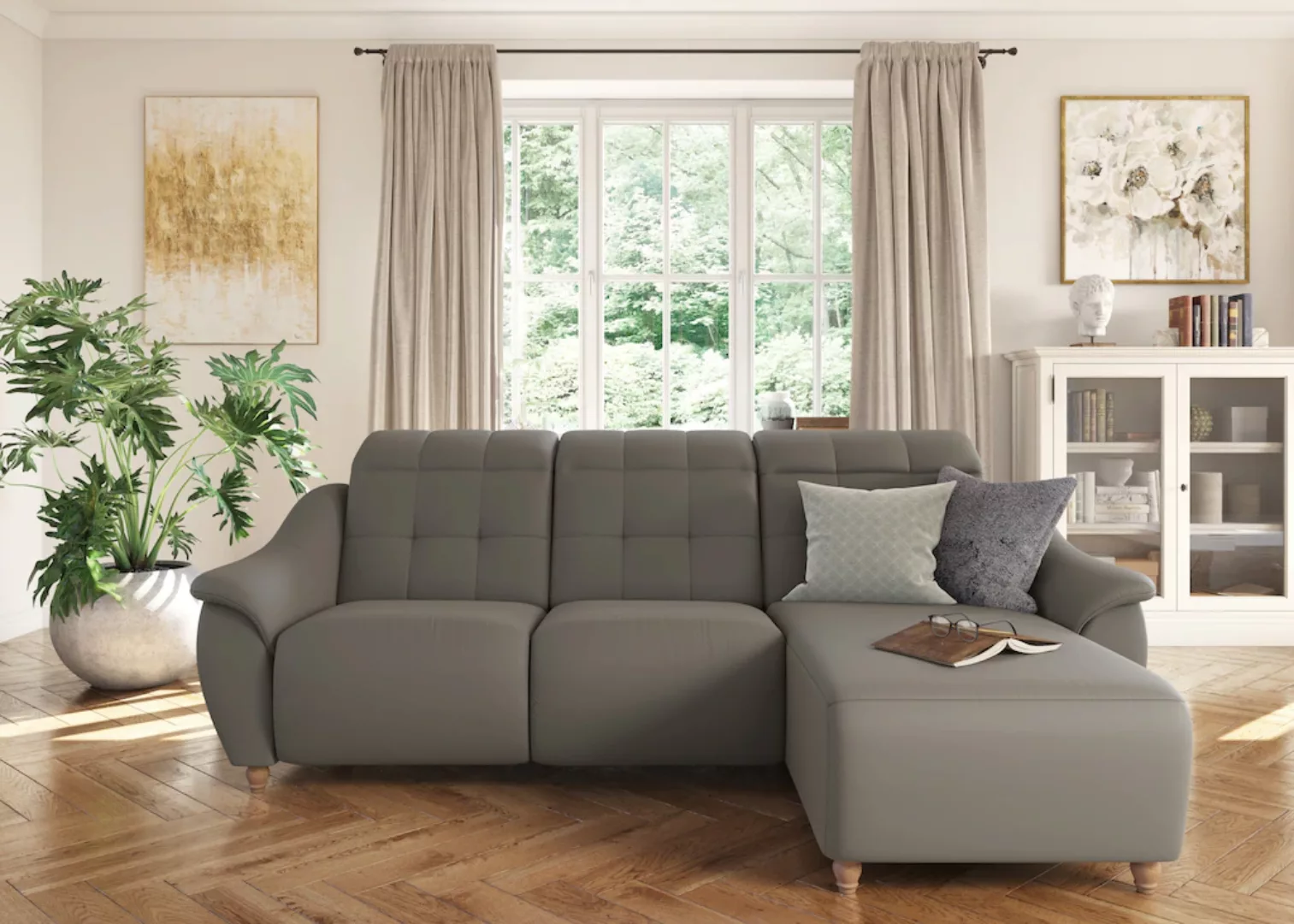 Home affaire Ecksofa "Boston L-Form", (2 St.) günstig online kaufen