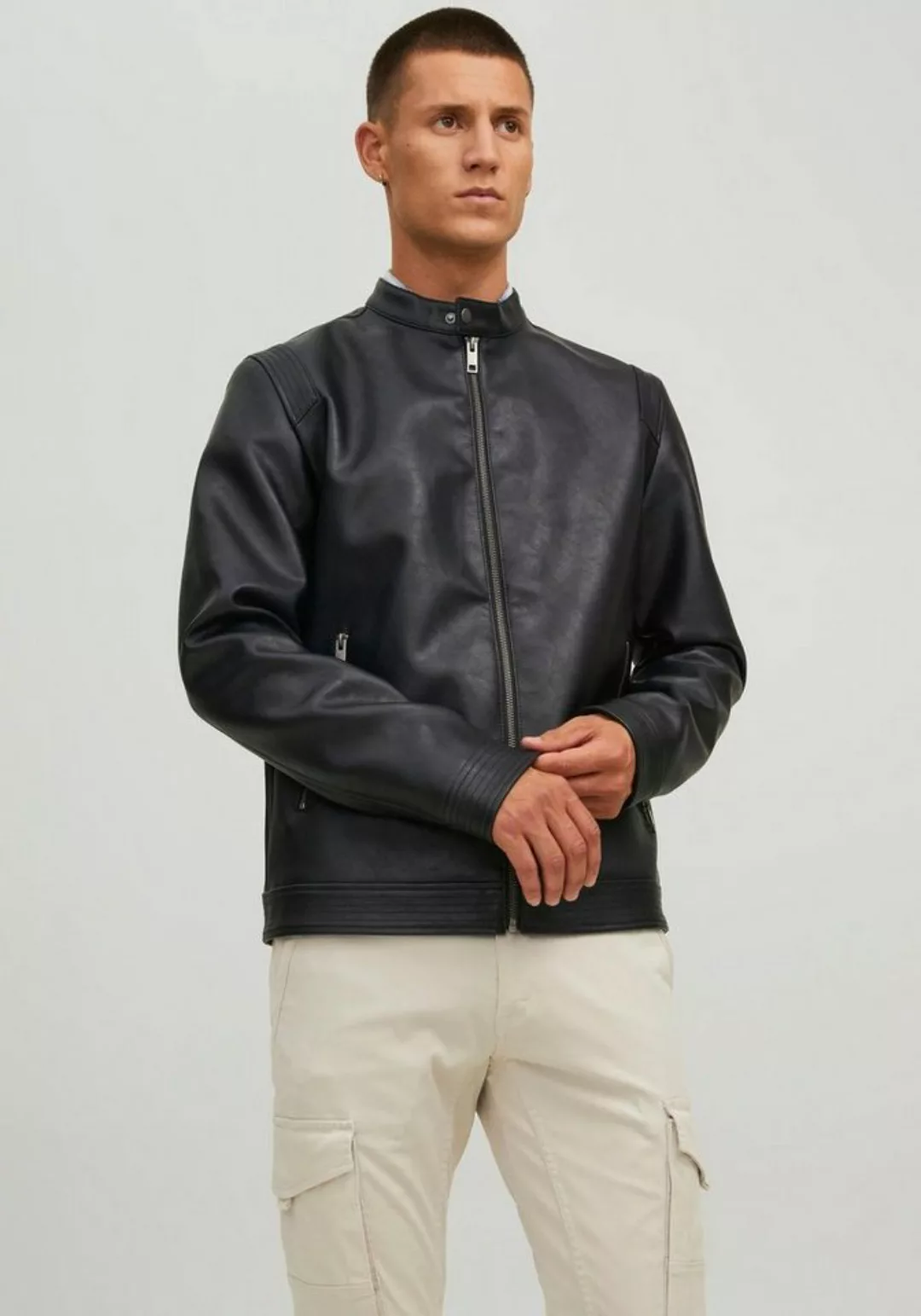 Jack & Jones Bikerjacke JJEROCKY CLEAN JACKET NOOS günstig online kaufen