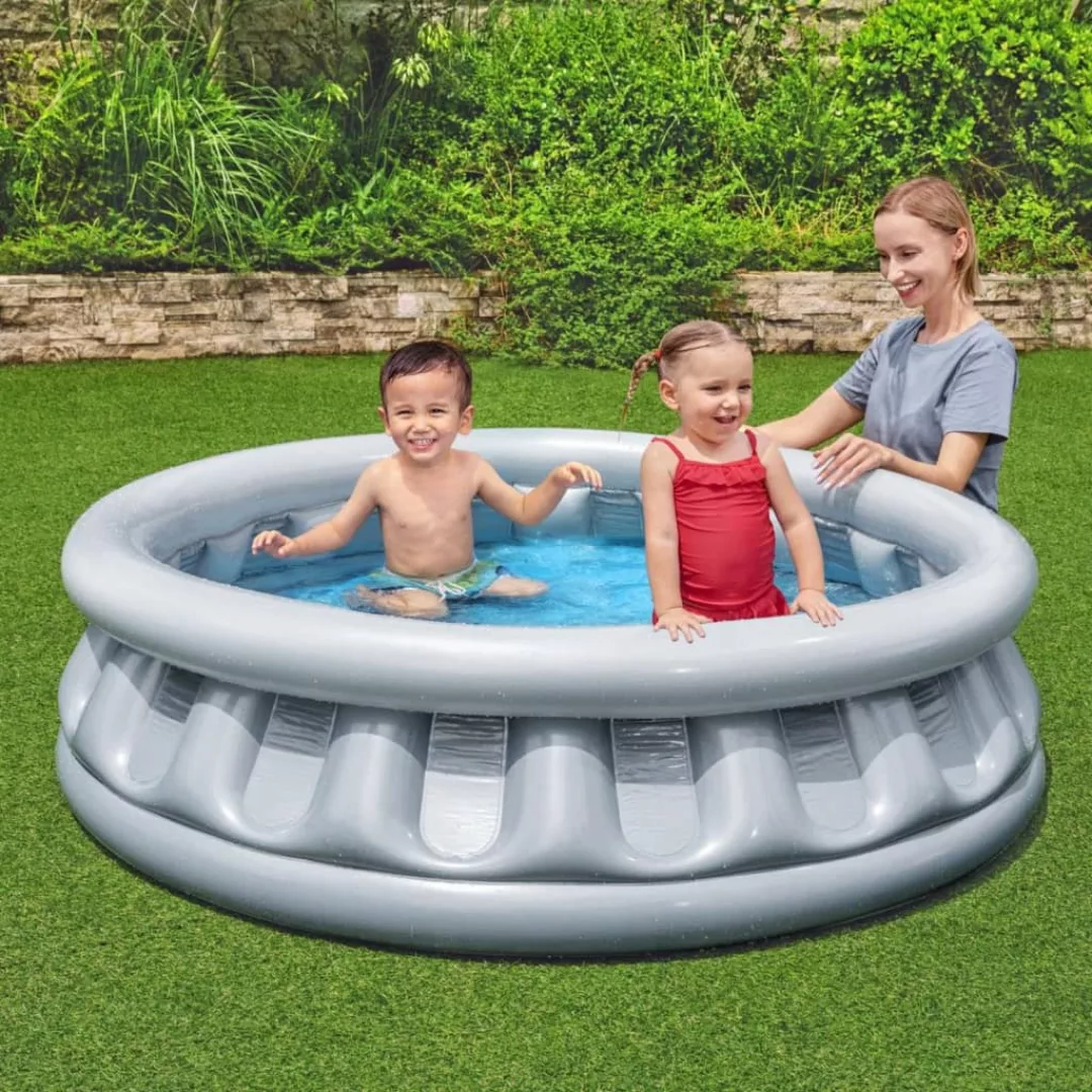 Bestway Schwimmbecken Space Ship Rund 152x43 Cm Silbern günstig online kaufen