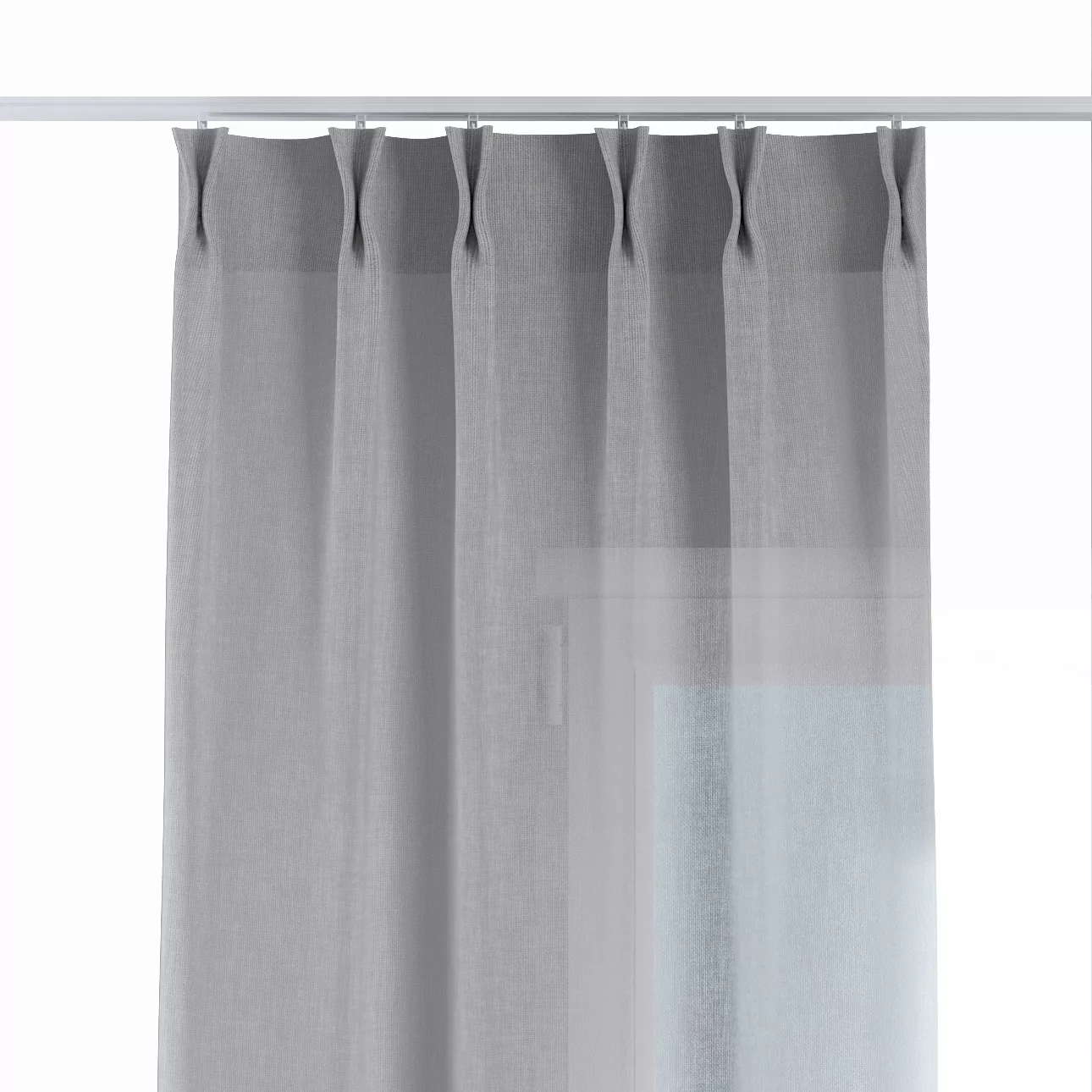Vorhang mit flämischen 2-er Falten, greige, Sensual Premium (144-39) günstig online kaufen