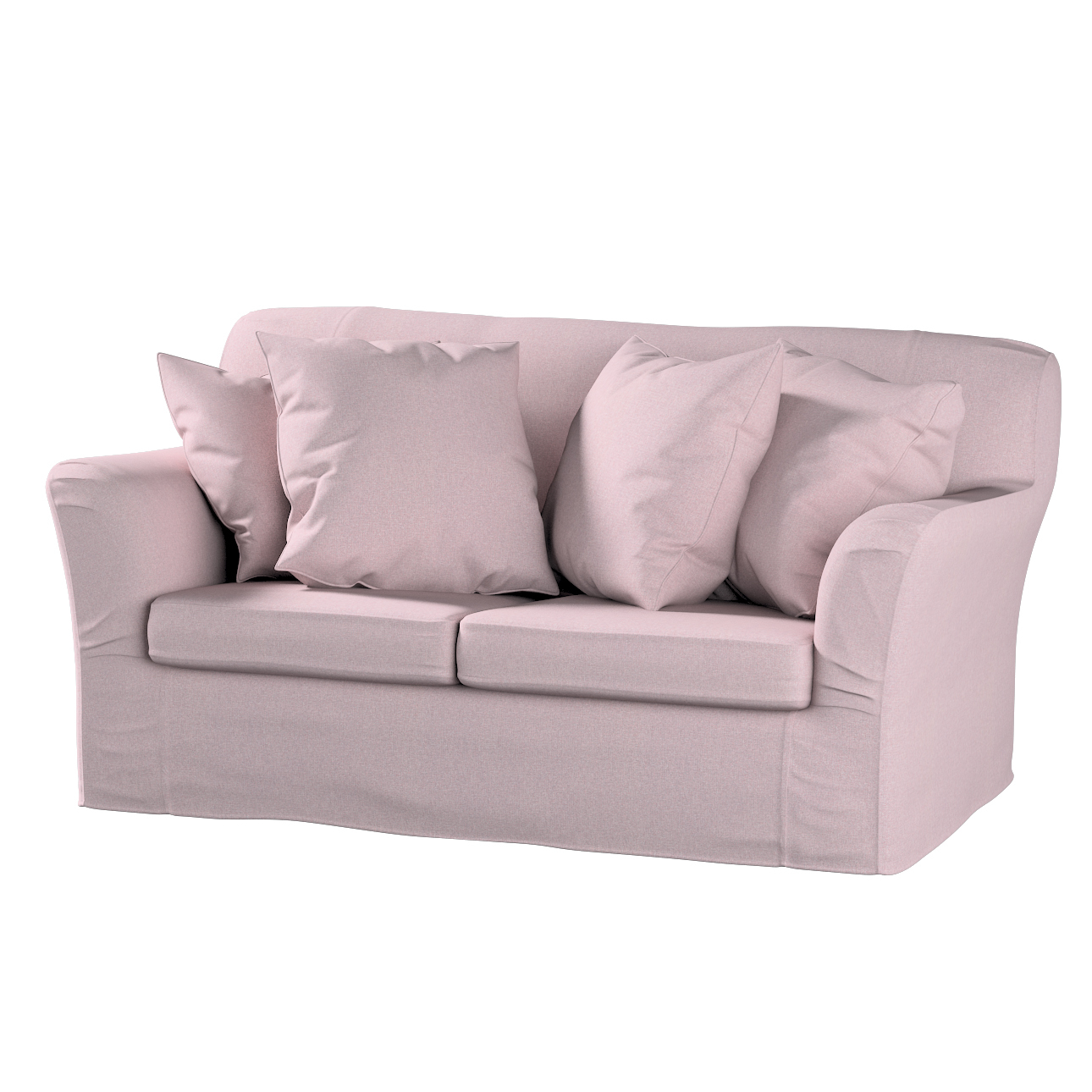 Bezug für Tomelilla 2-Sitzer Sofa nicht ausklappbar, rosa, Sofahusse, Tomel günstig online kaufen