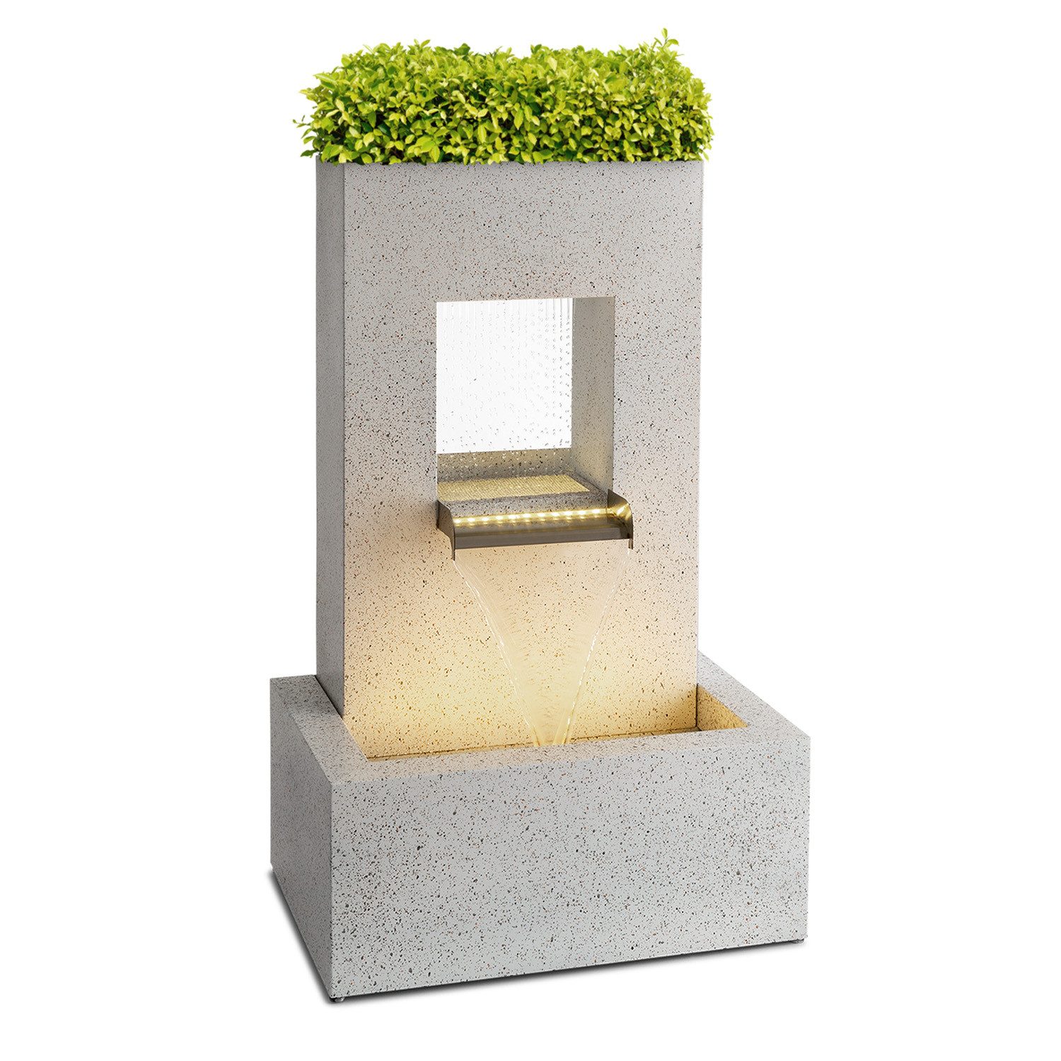 blumfeldt Wasserspiel Bloomingstone Brunnen, brunnen spring günstig online kaufen