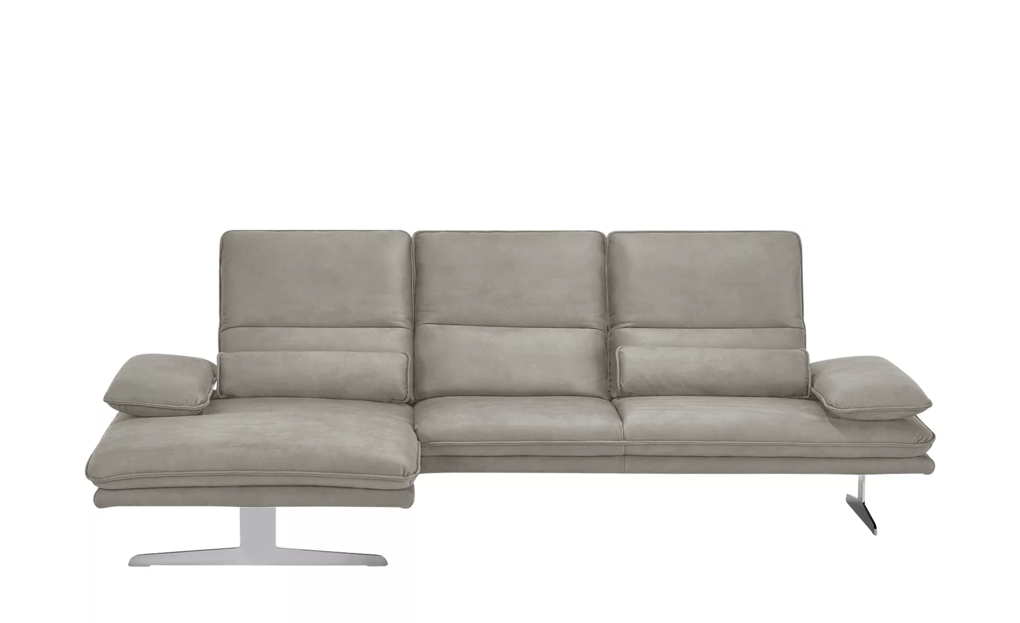 W.SCHILLIG Ecksofa  Broadway - grau - 94 cm - Polstermöbel > Sofas > Ecksof günstig online kaufen