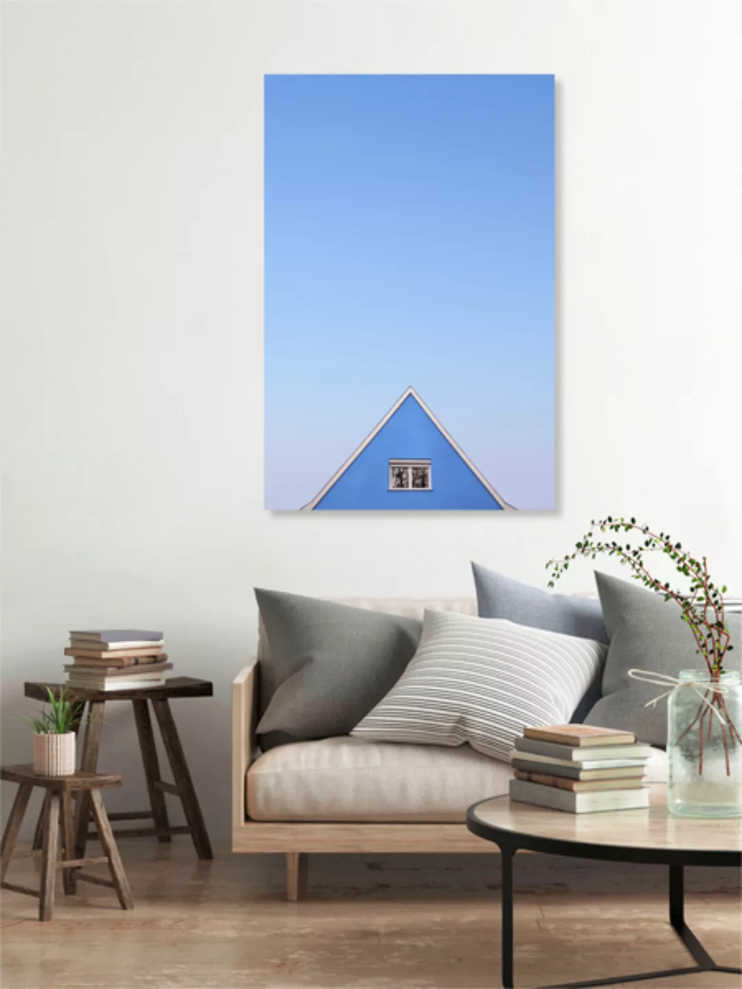 Poster / Leinwandbild - Blue Peak günstig online kaufen