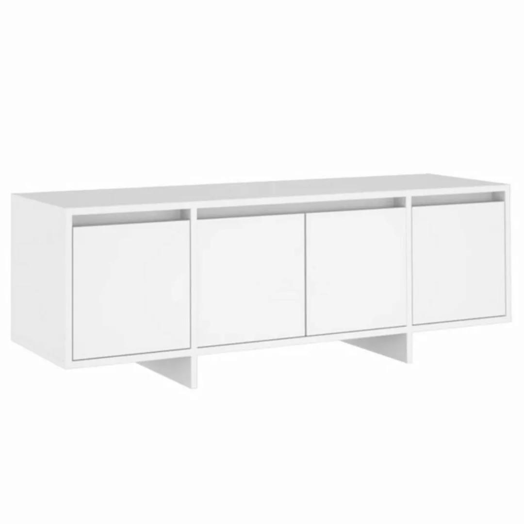 furnicato TV-Schrank Weiß 120x30x40,5 cm Holzwerkstoff günstig online kaufen