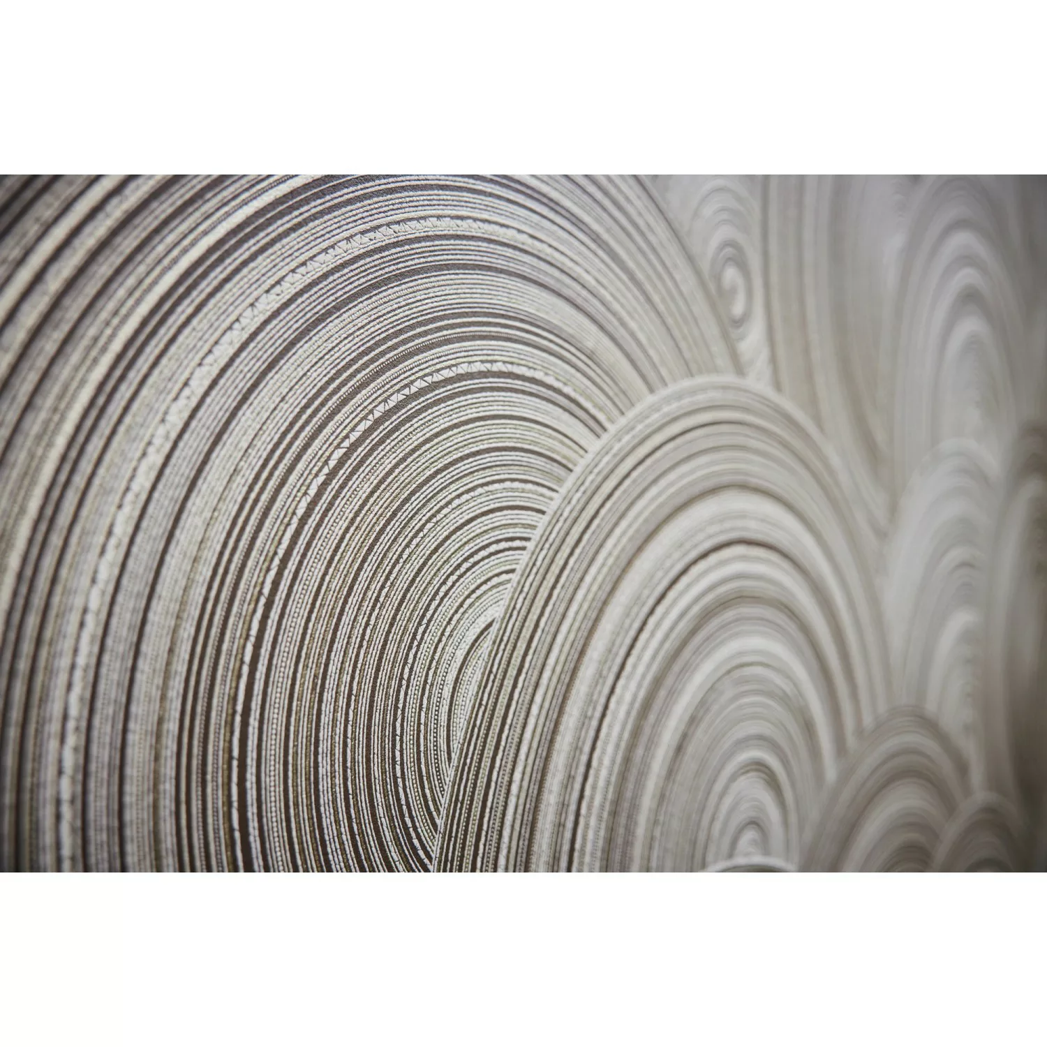 Bricoflor Boho Tapete in Schwarz Weiß Vlies Mustertapete mit Struktur Dunkl günstig online kaufen