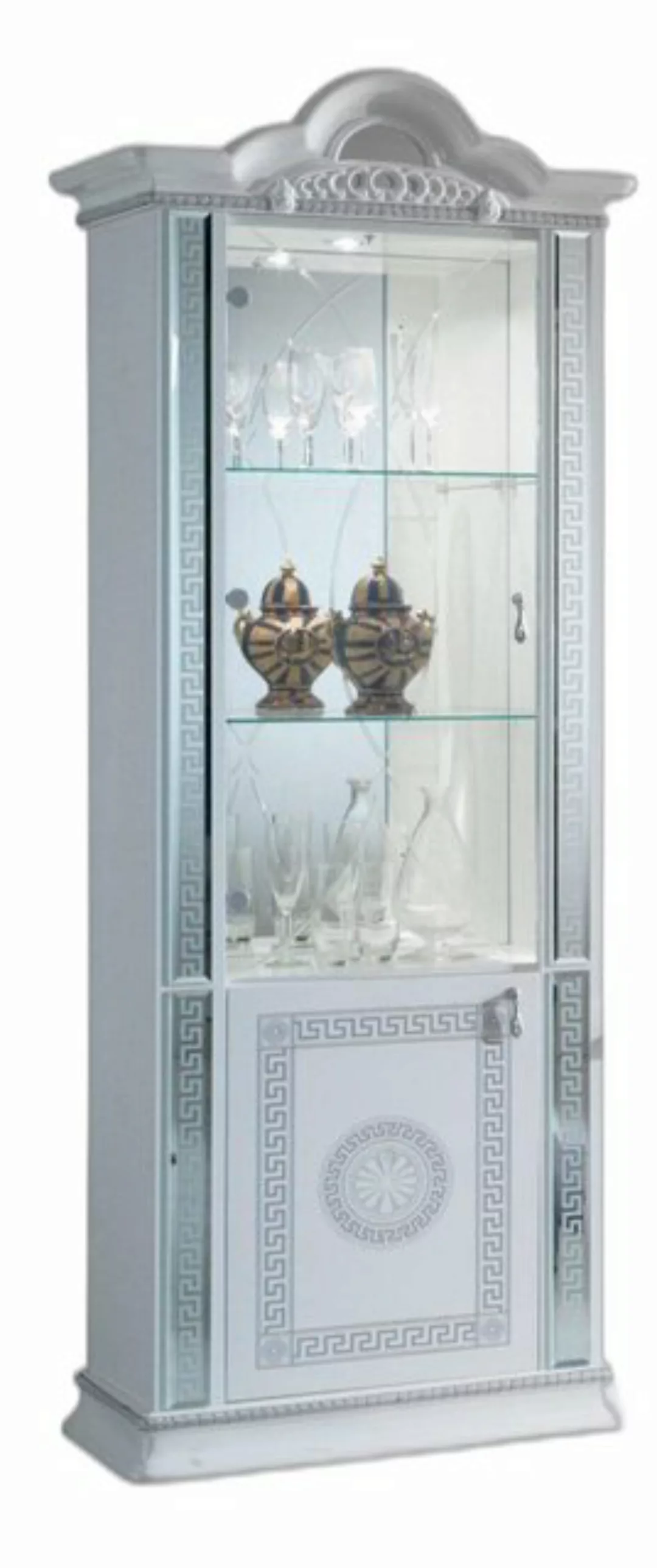 Xlmoebel Vitrine Elegante Vitrine Vitrinen Premium Schrank Holz Italienisch günstig online kaufen