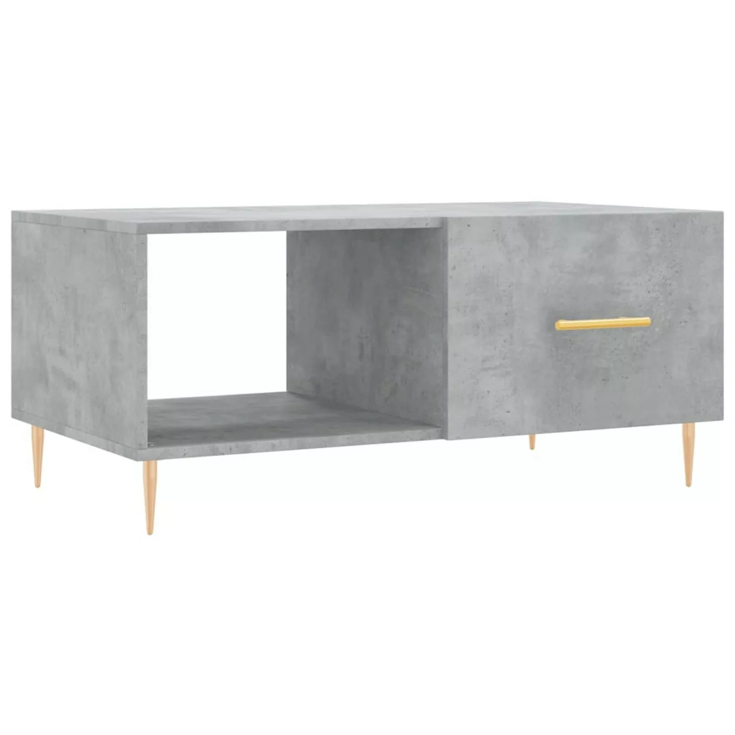 vidaXL Couchtisch Betongrau 90x50x40 cm Holzwerkstoff Modell 8 günstig online kaufen