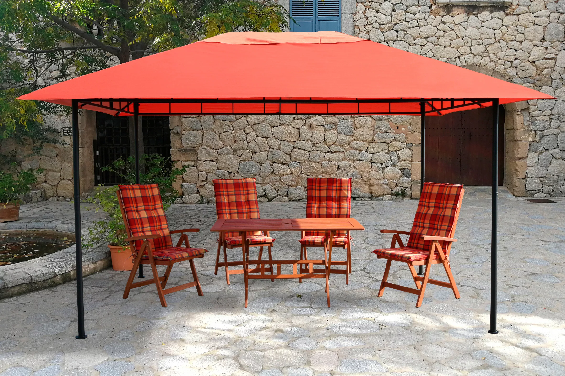 Grasekamp Pavillon "Antik Amalfi", BxT: 293x390 cm, in versch. Farben günstig online kaufen