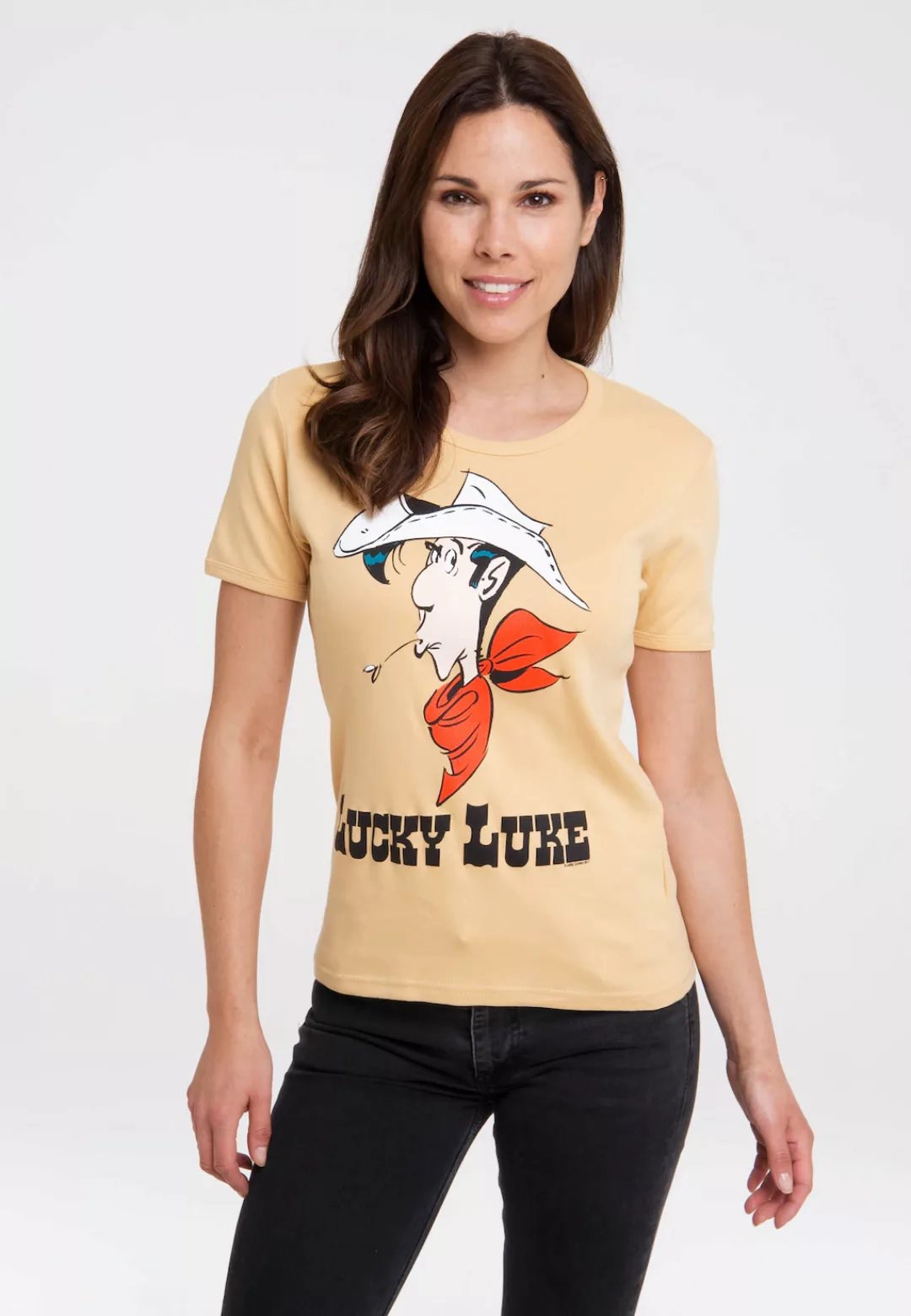 LOGOSHIRT T-Shirt "Lucky Luke Portrait", mit coolem Print günstig online kaufen