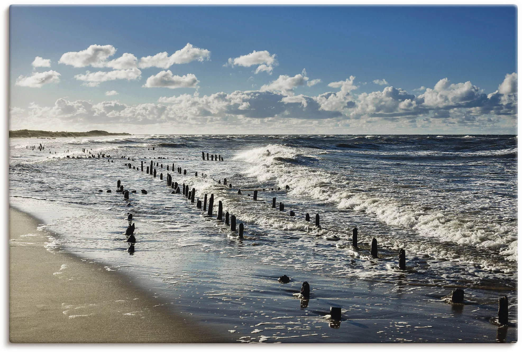 Artland Wandbild »An der Küste der Ostsee«, Küste, (1 St.), als Alubild, Ou günstig online kaufen