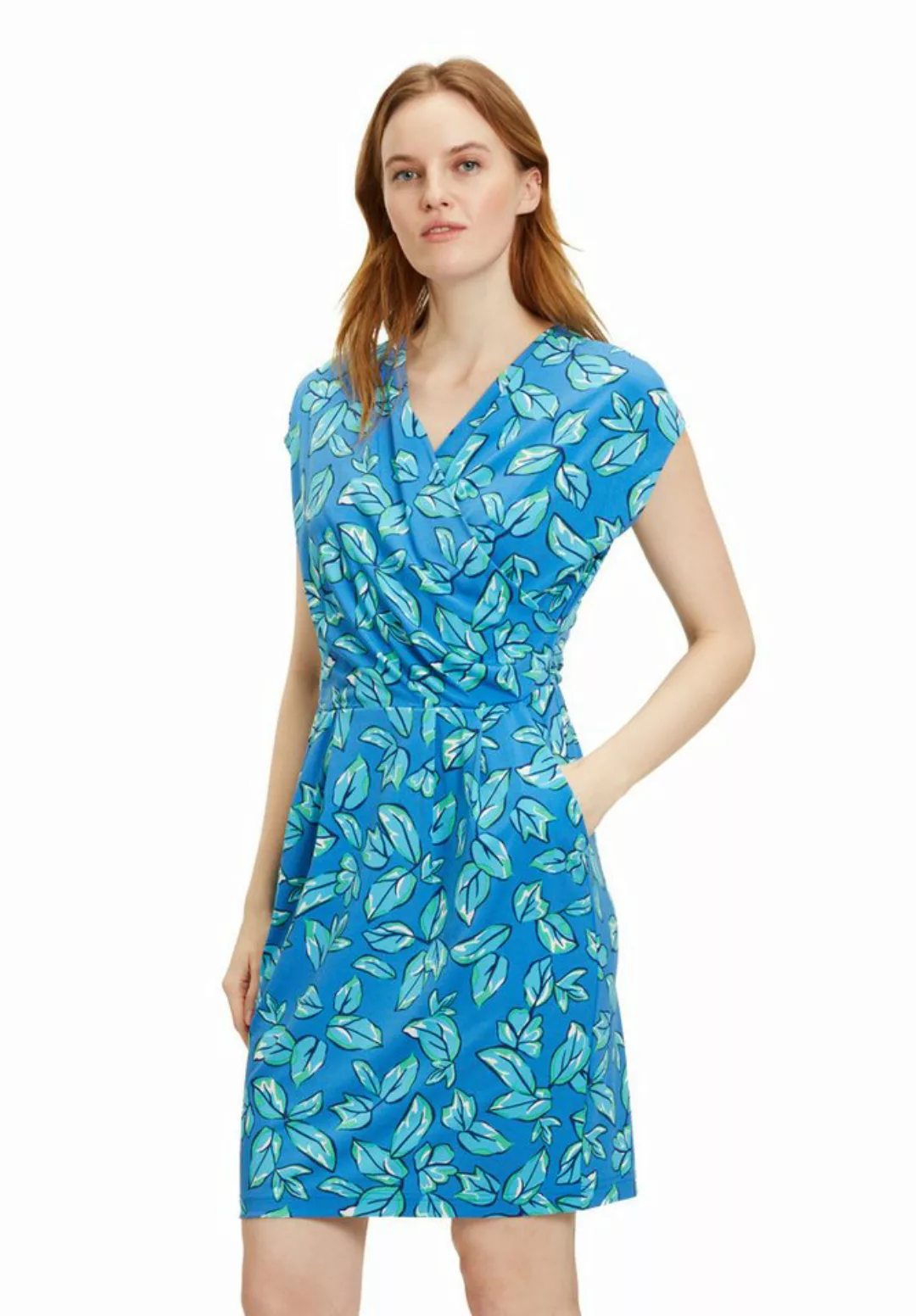 Betty Barclay Jerseykleid Betty Barclay Jerseykleid mit Raffung Druck günstig online kaufen