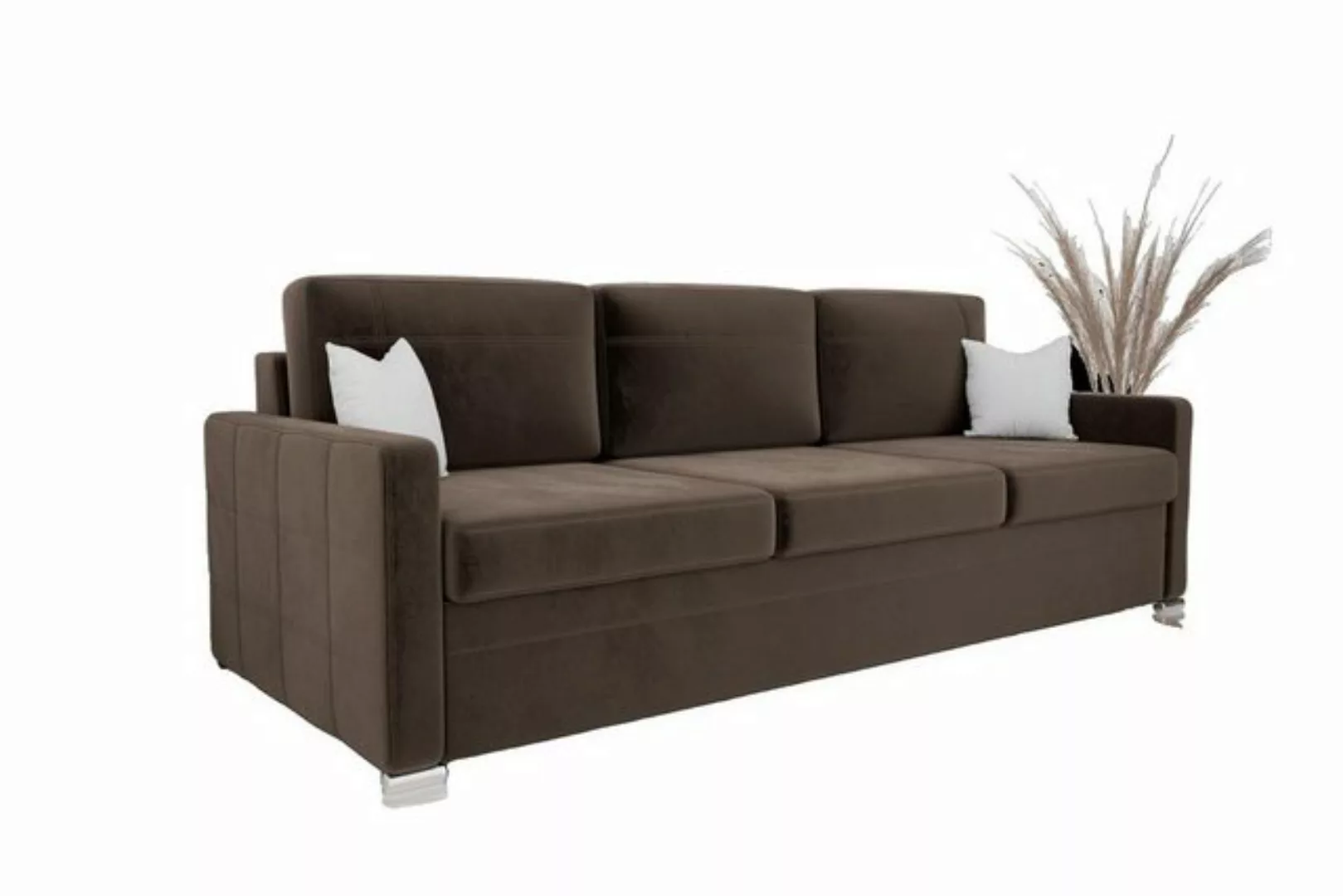 JVmoebel Sofa Schlafsofa Sofas Klapp Textil Couch Bett Sofa Kasten Couchen günstig online kaufen