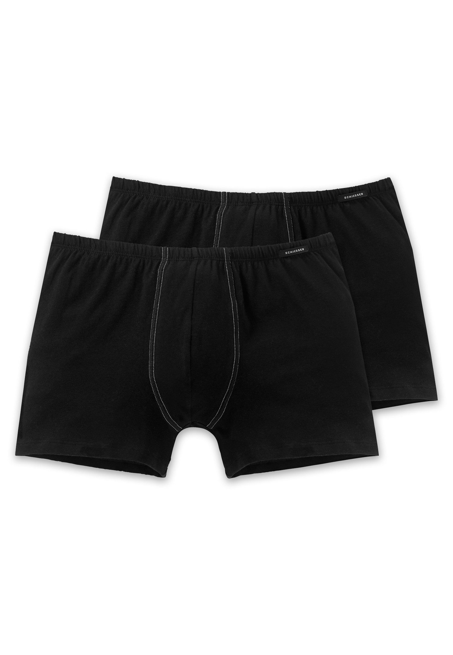 Schiesser Boxershorts "Essentials", (2er Pack), mit angenehm weichem Bund günstig online kaufen