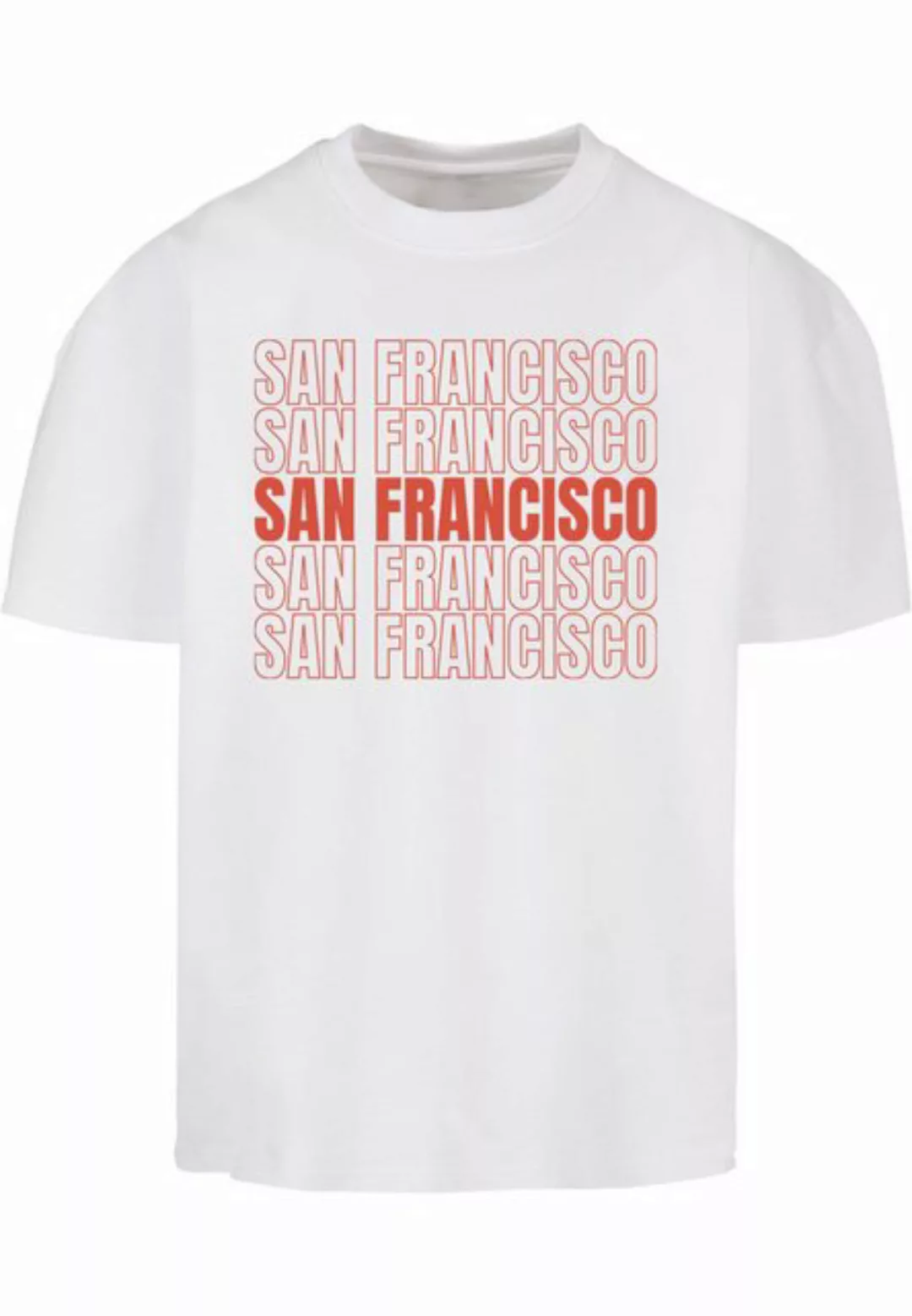 Merchcode T-Shirt Merchcode Herren San Francisco Ultra Heavy Cotton Box T-S günstig online kaufen