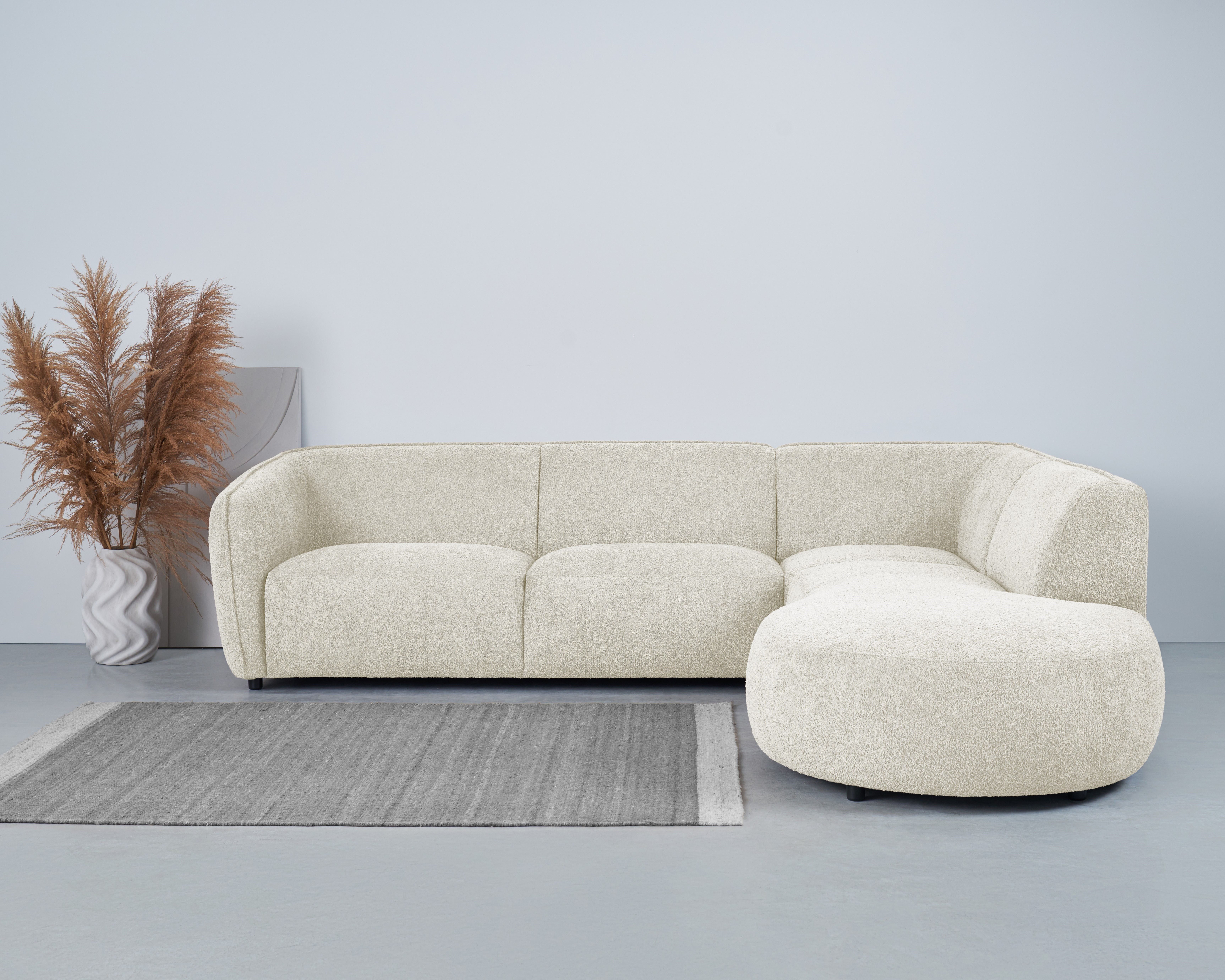 andas Ecksofa "Ostrup", schlichtes modernes Design, in verschiedenen Farben günstig online kaufen