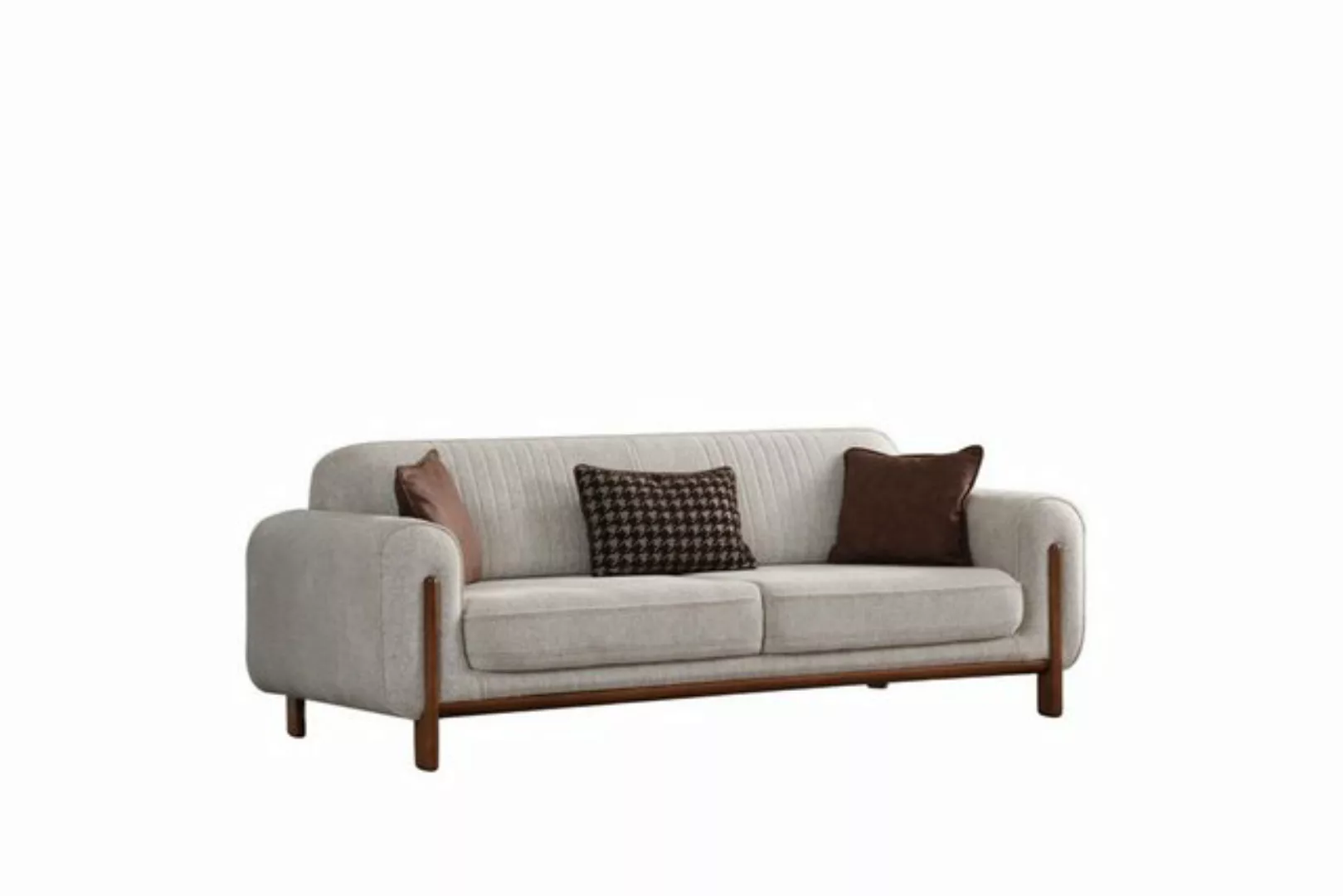 Villa Möbel Sofa Granada, Hand Made Qualtiy, pflegeleichter Mikrofaserstoff günstig online kaufen