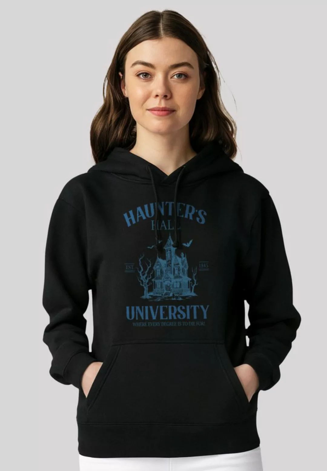 F4NT4STIC Kapuzenpullover Halloween University Haunters hall Premium Qualit günstig online kaufen